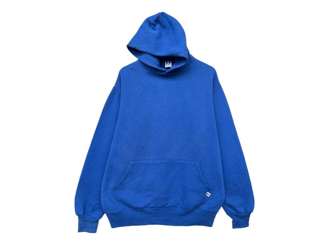 Russell Athletic Vintage 90s Black Russell Athletic Boxy Kanye Hoodie Size US L / EU 52-54 / 3 - 1 Thumbnail