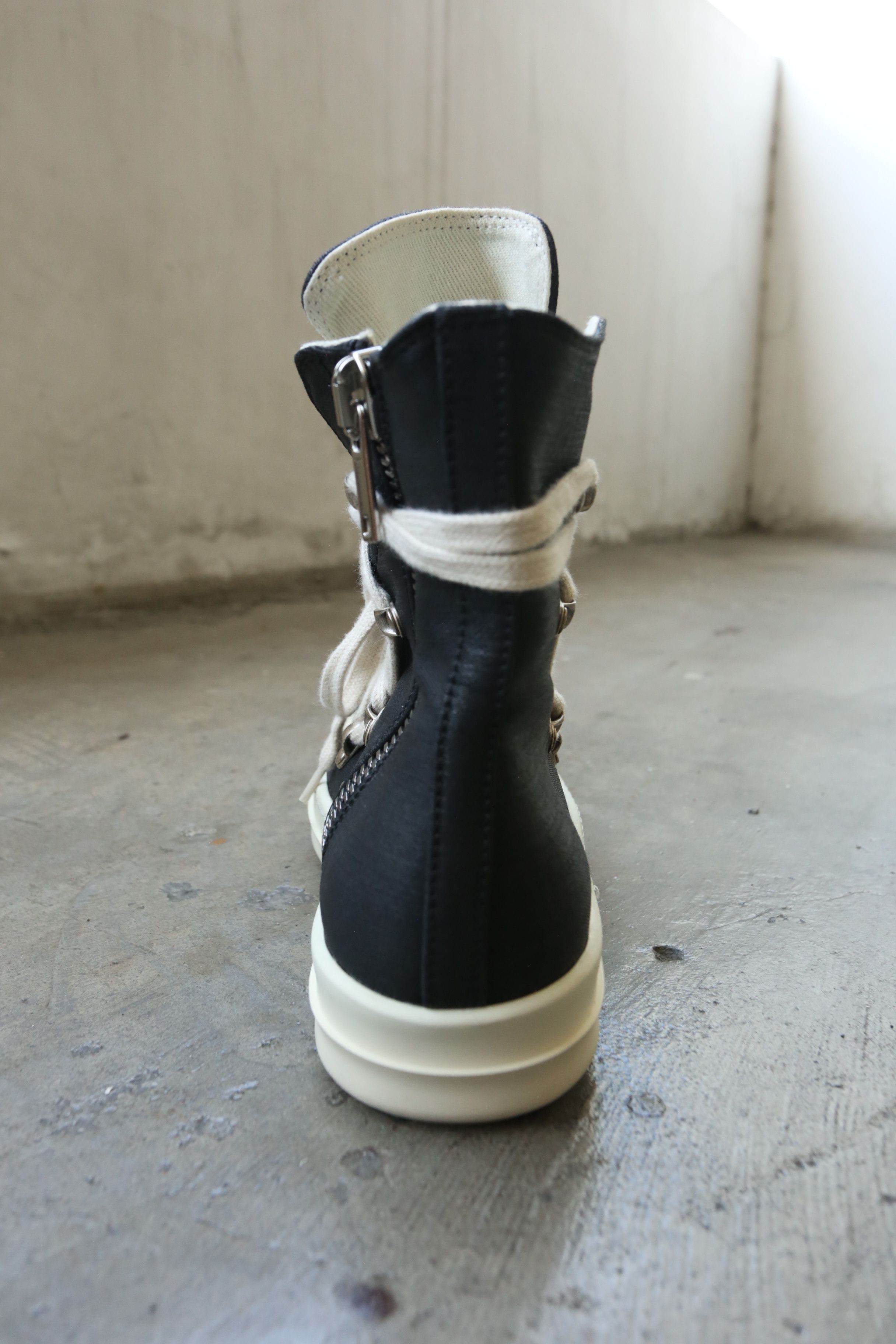 Rick Owens Drkshdw RO DRKSHDW - S/S 18 - "Dirt" - Waxed Canvas Hexagram Hi Size US 5 / IT 35 - 5 Thumbnail