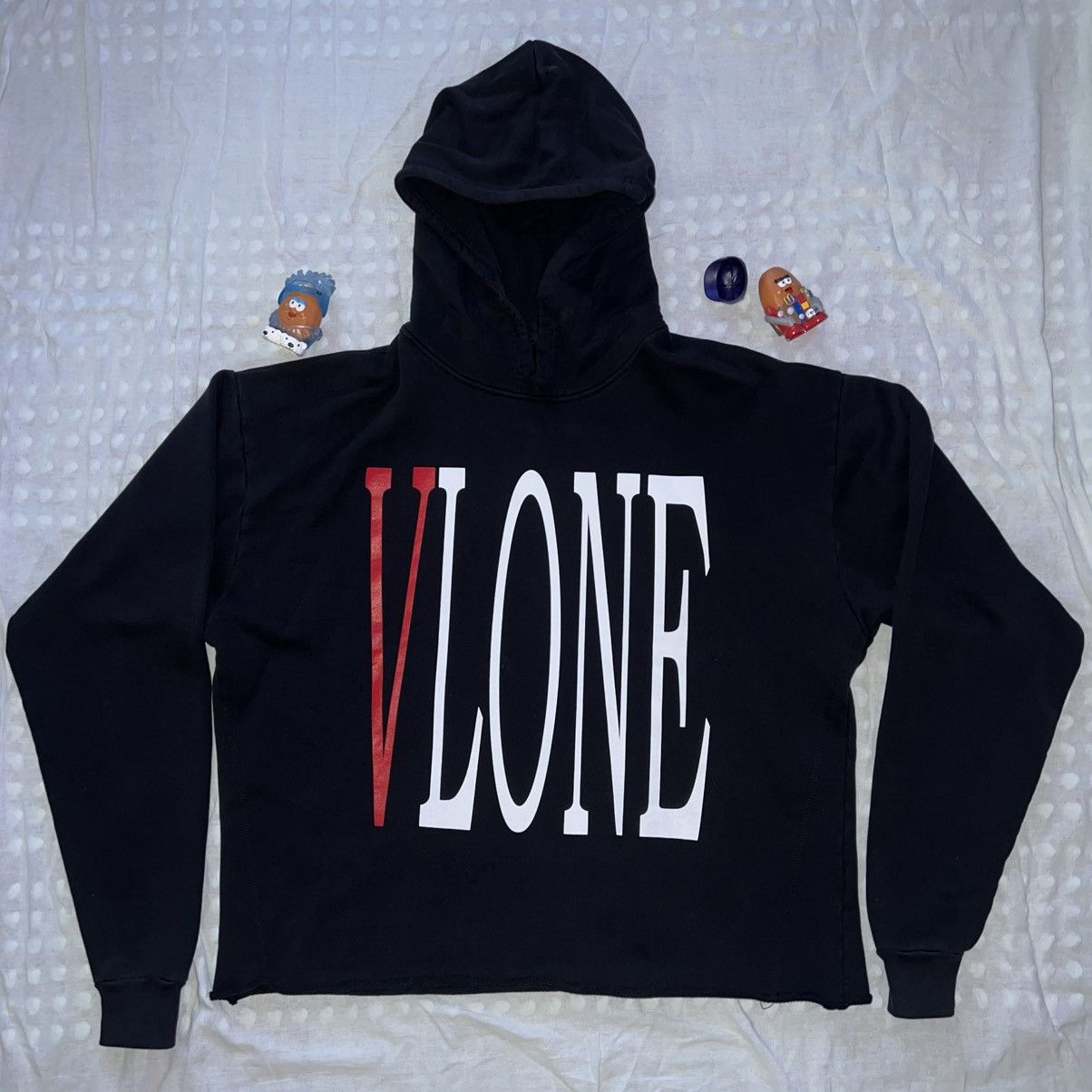 Fragment Design × Vlone Vlone x Fragment Staple Hoodie (Black/Red