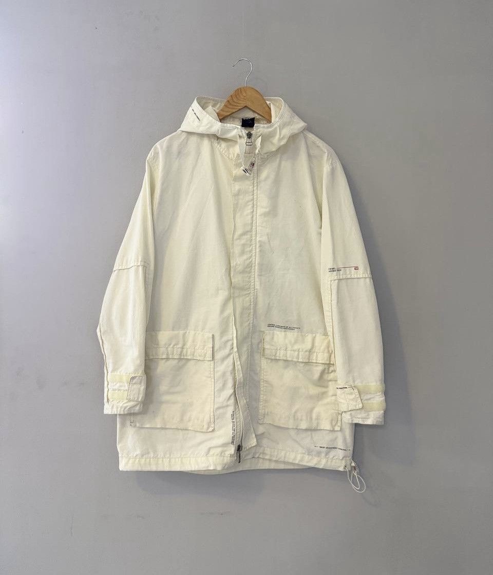 Diesel VINTAGE PARKA JACKET DIESEL PARACHUTE BIKER STYLE VERY RARE Size US XL / EU 56 / 4 - 1 Thumbnail