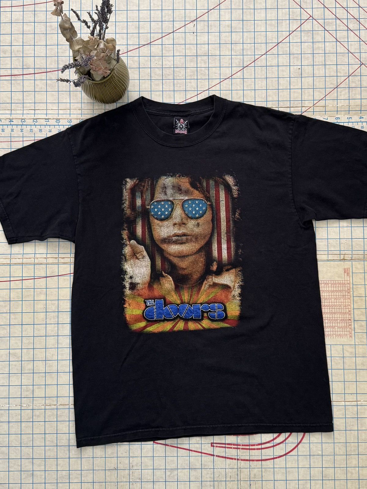 Band Tees Vintage Resurrection The Doors Band Tee Front and Back Graph Size US L / EU 52-54 / 3 - 2 Thumbnail