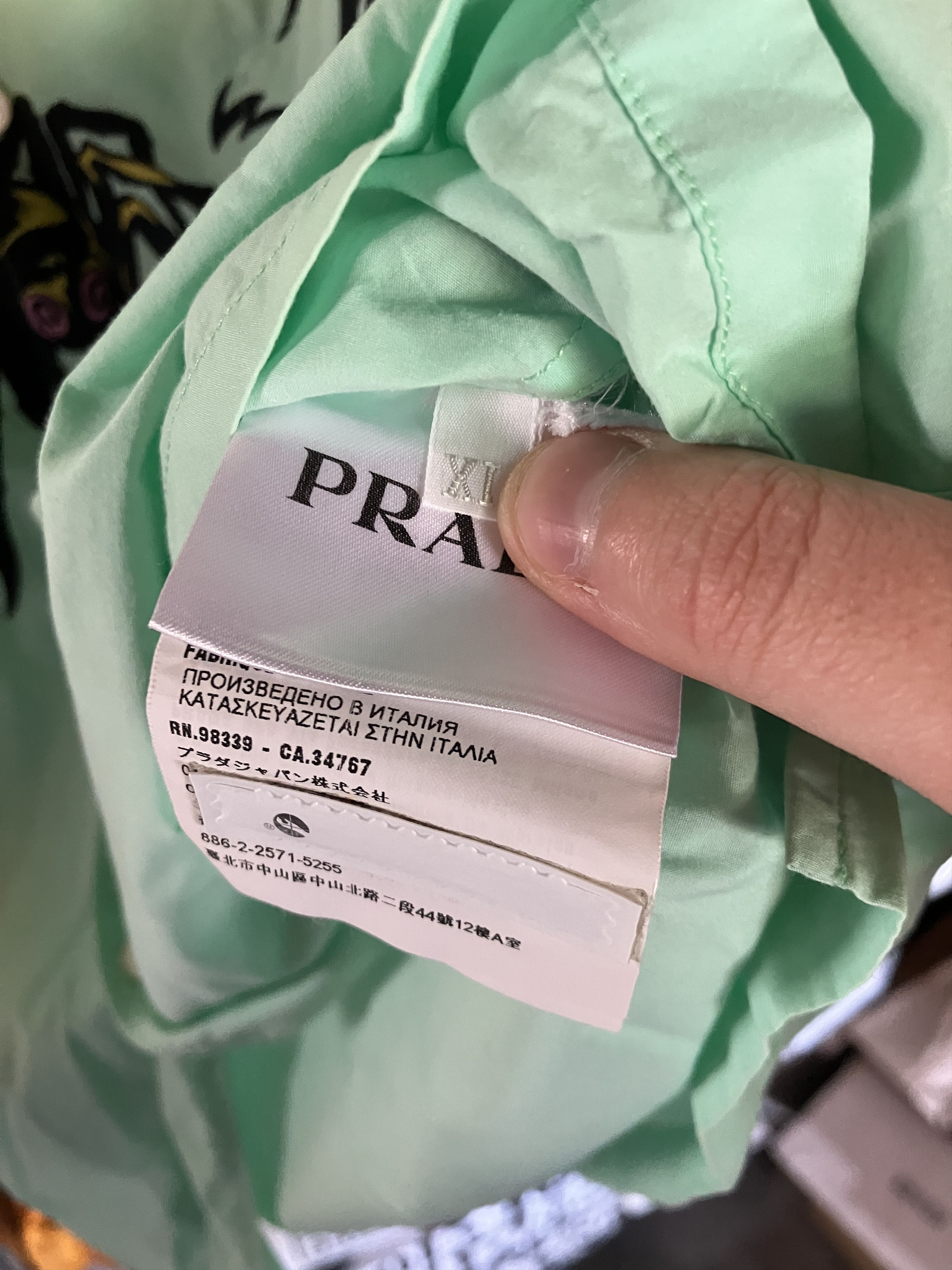 Prada SS18 Tarantula Camp Collar Shirt Size US XL / EU 56 / 4 - 4 Thumbnail