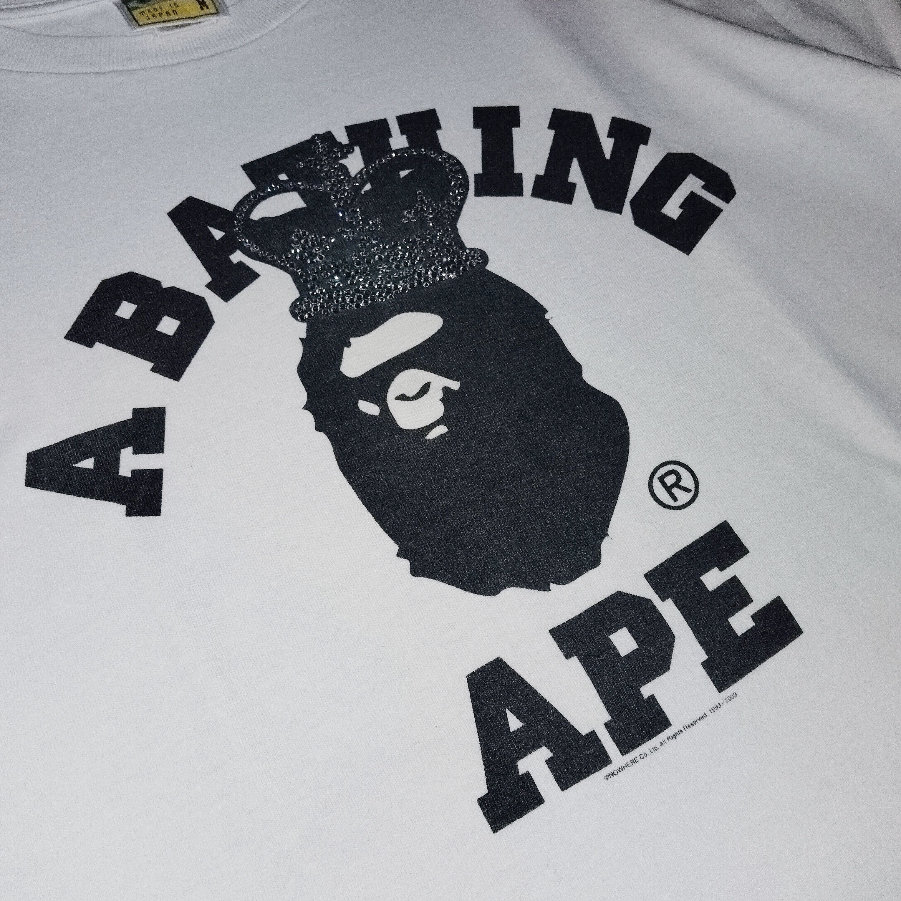 Bape 2009 Bape x Swarovski Tee Size US M / EU 48-50 / 2 - 2 Thumbnail