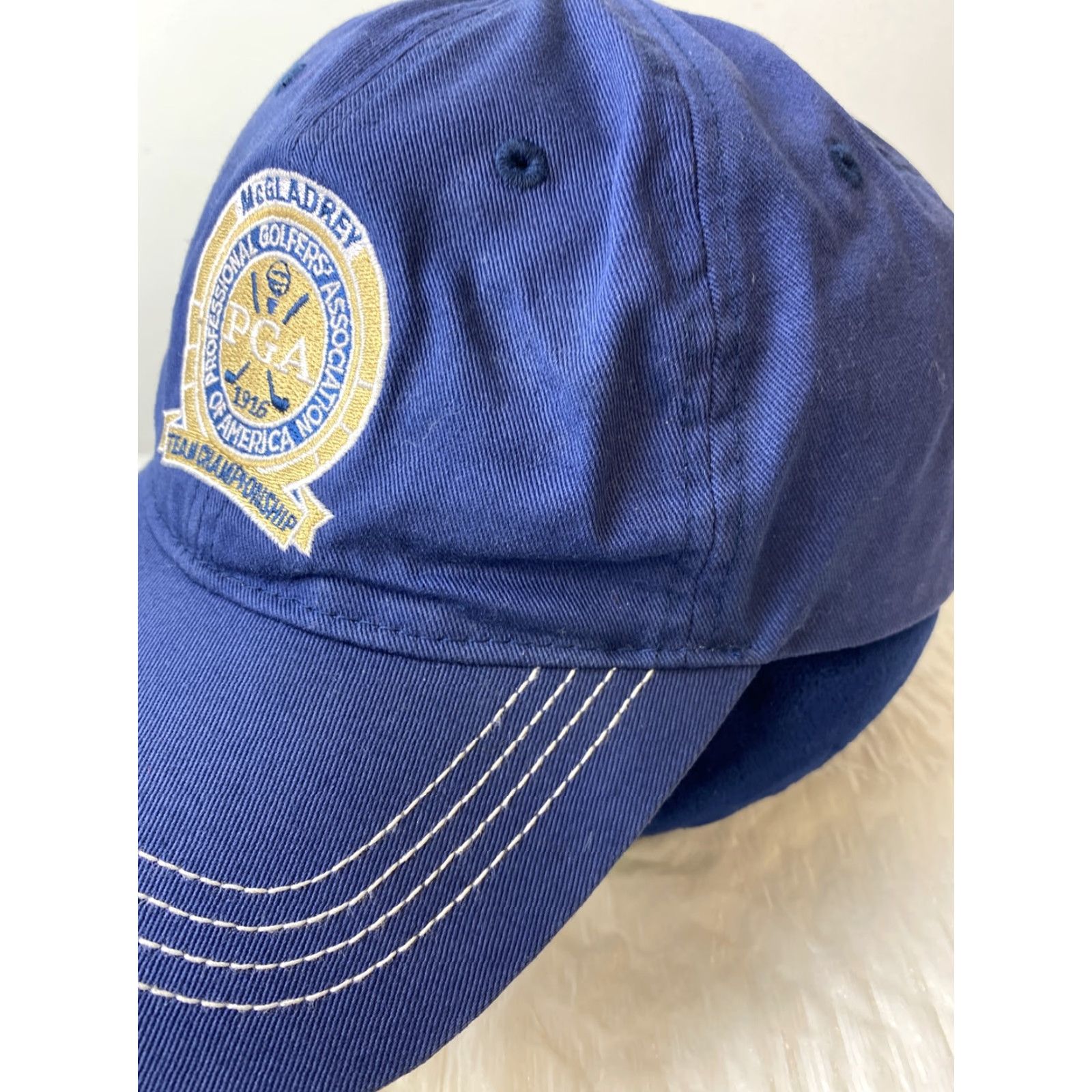 Callaway Callaway Baseball Cap H31 Blue Hat/Cap Men Adjustable Cotton Solid McGladrey PGA OF America Size ONE SIZE - 6 Thumbnail