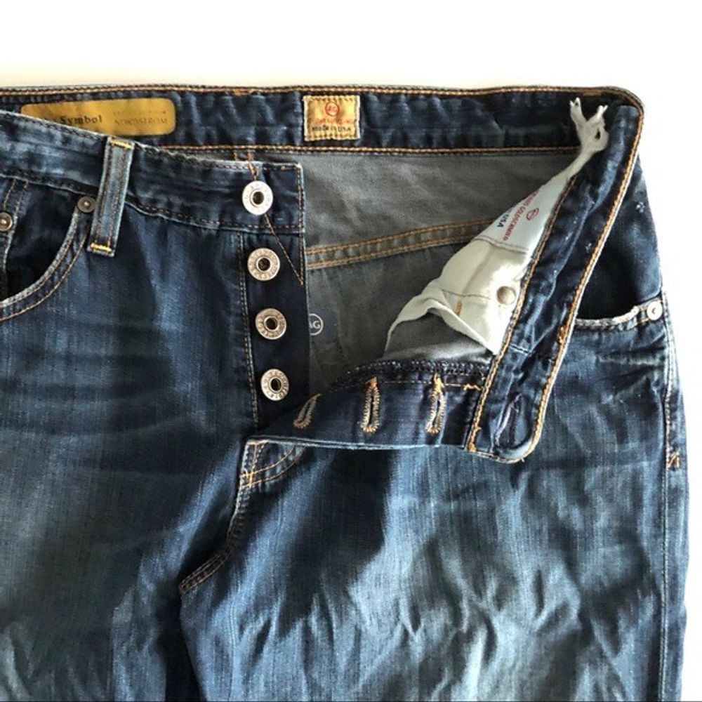 AG Adriano Goldschmied Adriano Goldschmied The Symbol Mens Jeans Size US 32 / EU 48 - 3 Thumbnail