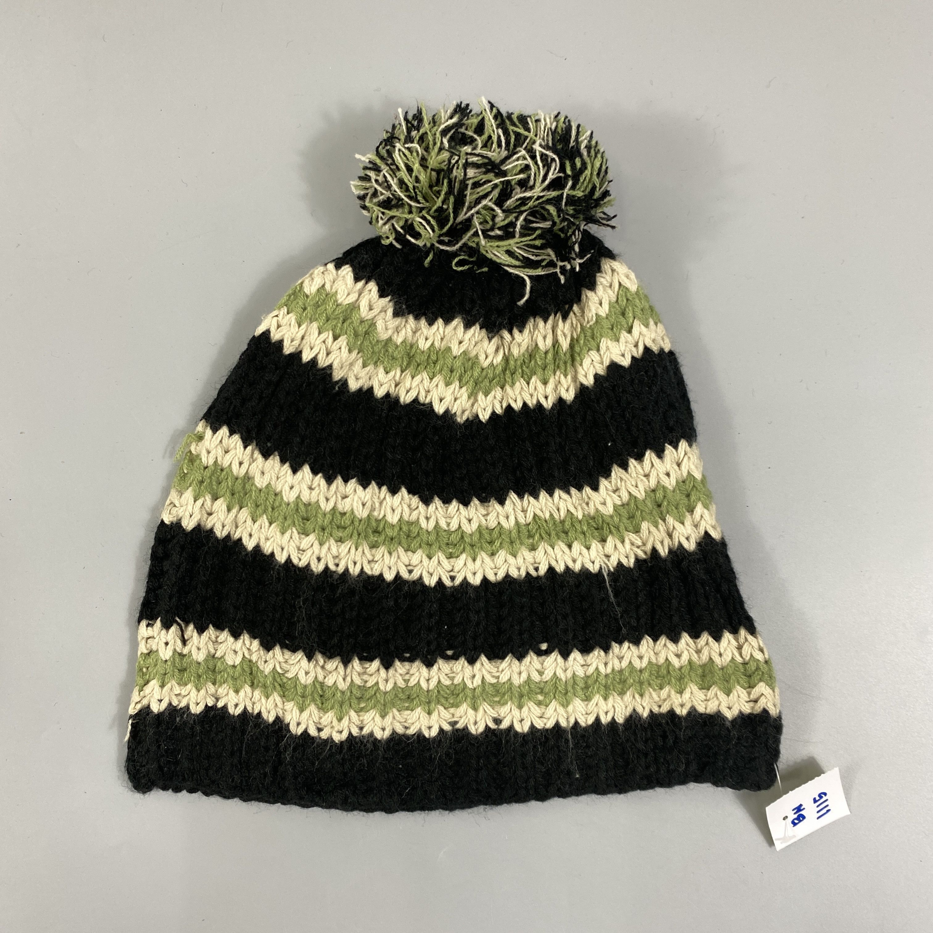 Japanese Brand Striped Snow Cap Beanie Hat -BN1115 Size ONE SIZE - 6 Thumbnail