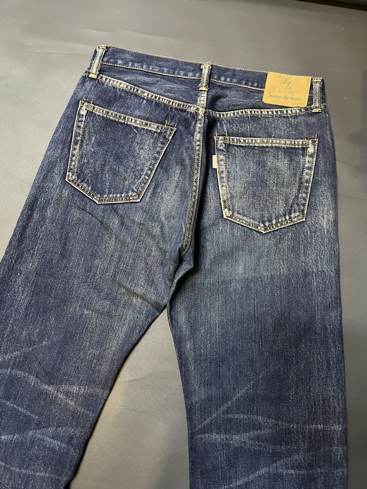 Designer × Yohji Yamamoto YOHJI YAMAMOTO MAGIC WASH DESIGNER JEANS Size US 32 / EU 48 - 4 Thumbnail