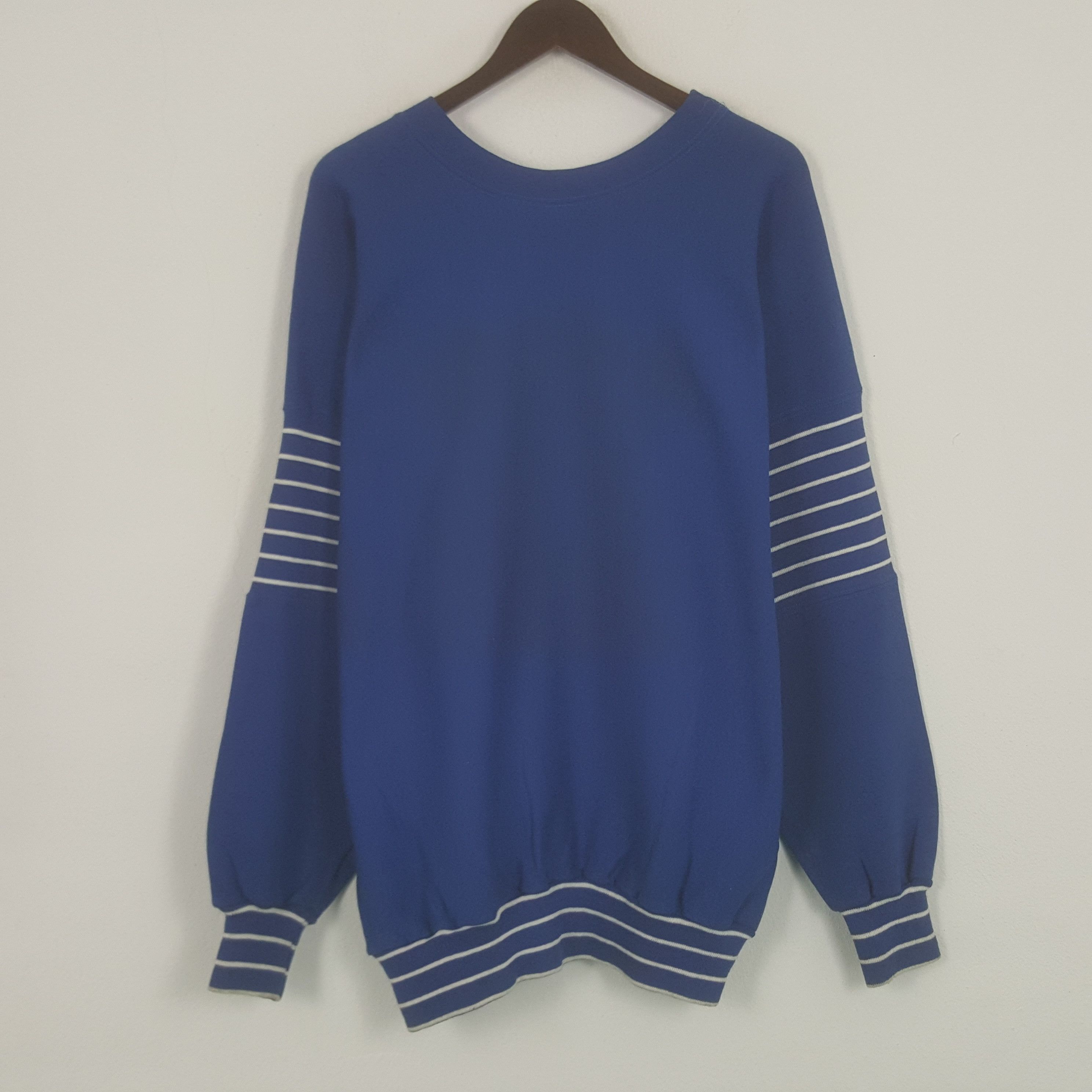 Vintage Vintage Army Striped Sweatshirt Size US XL / EU 56 / 4 - 3 Thumbnail