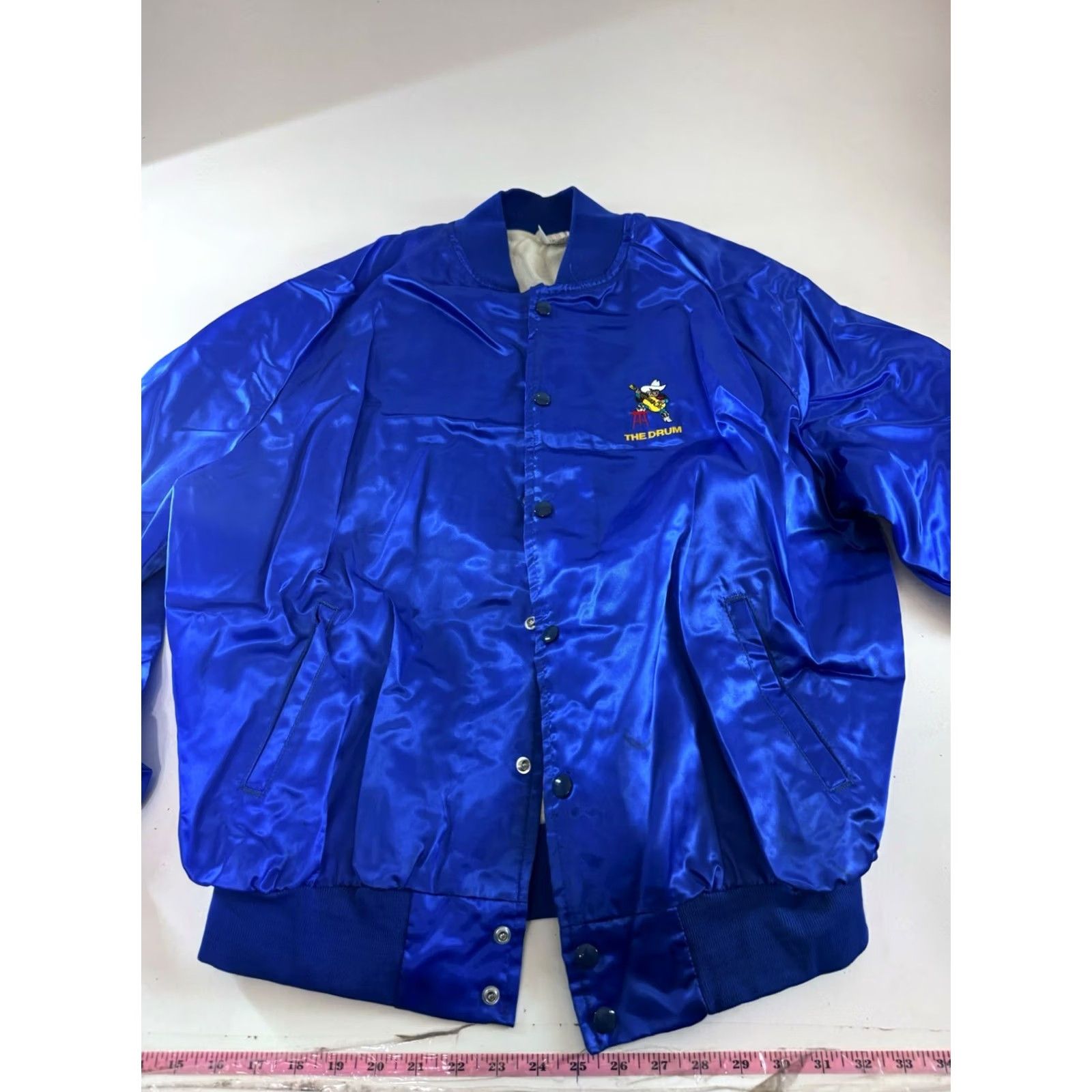 Vintage Mak Lein Embroidered The Drum Portland Oregon Jacket XL Mens VTG Mint Size US XL / EU 56 / 4 - 4 Thumbnail