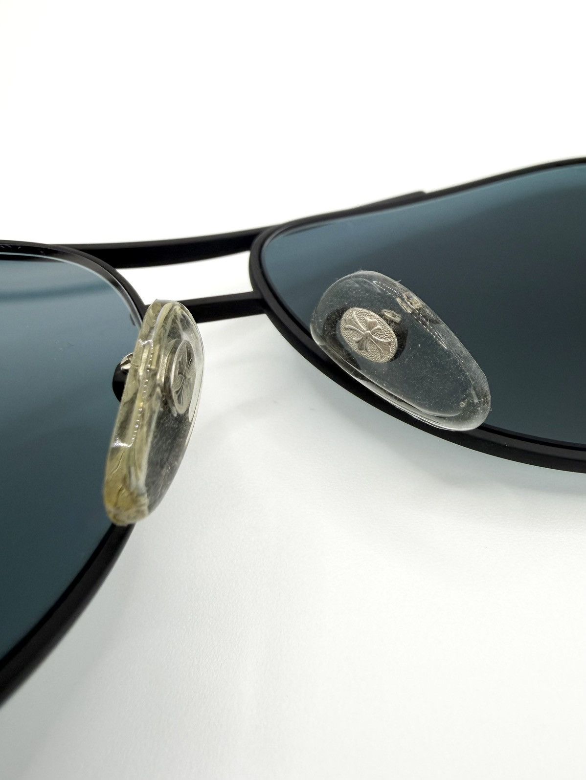 Chrome Hearts Chrome Hearts ‘Stains IV’ Gold Dagger Aviator Sunglasses Size ONE SIZE - 5 Thumbnail