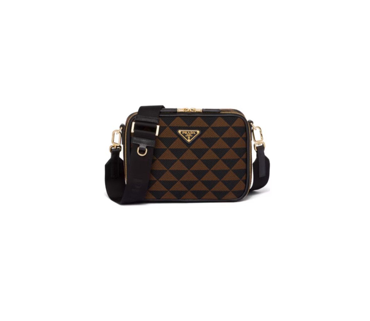 Prada PRADA Embroidered Leather Bag Size ONE SIZE - 2 Thumbnail