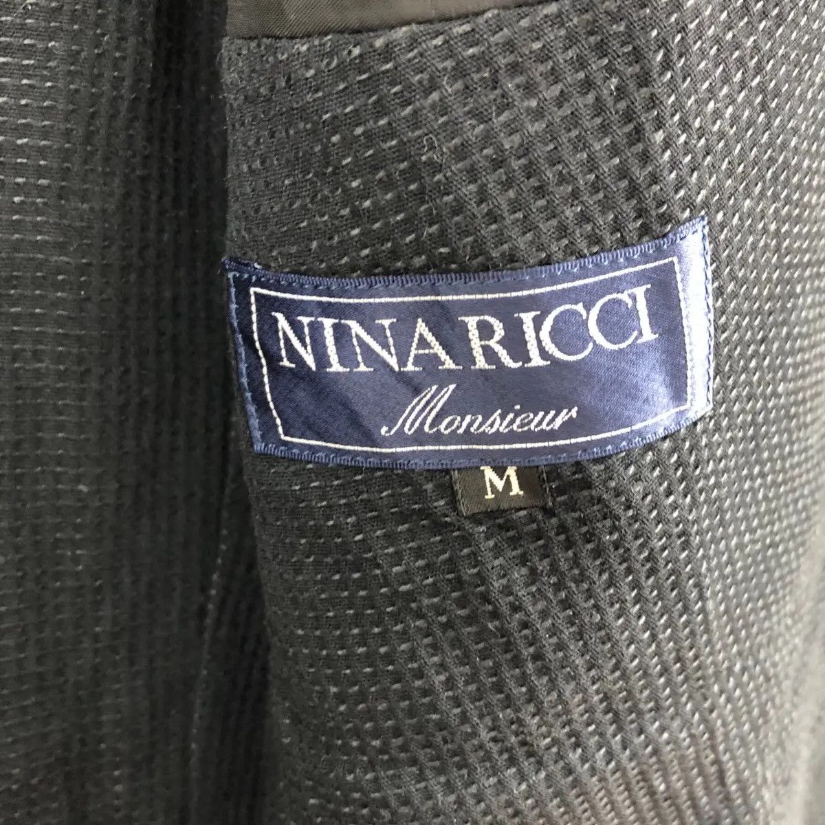 Vintage Vintage 90’ NINA RICCI PARIS Monsieur 2 Button Blazer Sport Size 42R - 6 Thumbnail