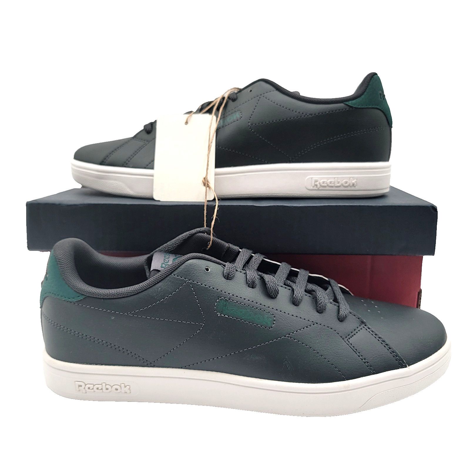 Reebok Mens Reebok Size 11 M / COURT Clean / Green-White / Sneakers Size US 11 / EU 44 - 1 Thumbnail