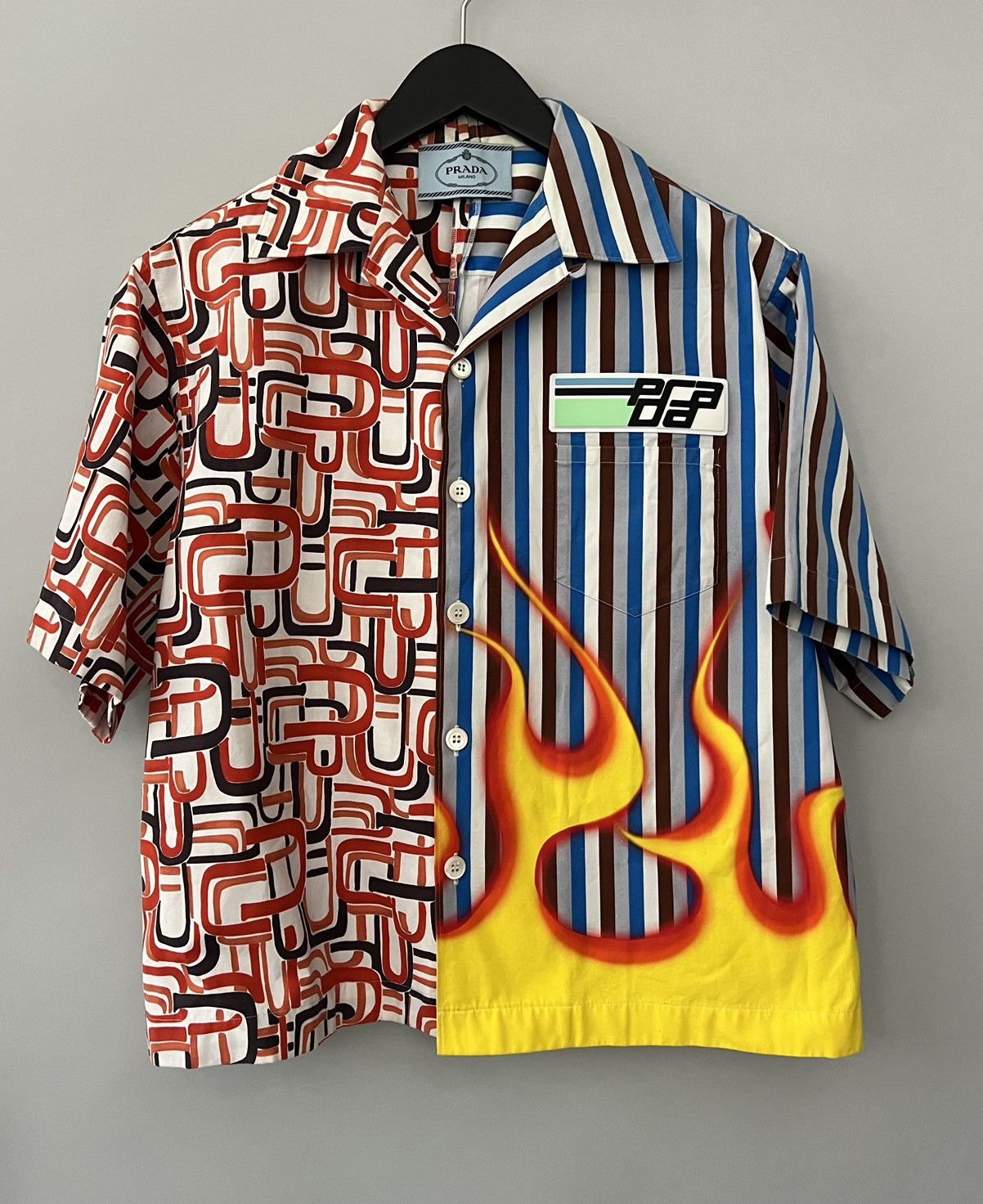 Prada Flame Shirt | Grailed