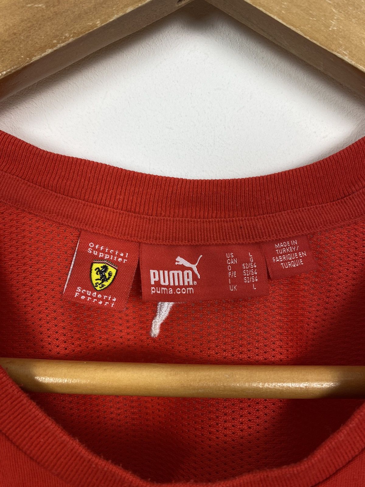 Formula 1 🏎️ PUMA Official Scuderia Ferrari F1 Team Shirt Men’s Size L Size US L / EU 52-54 / 3 - 3 Thumbnail