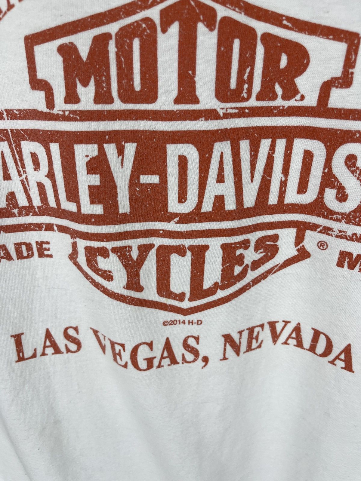 Harley Davidson Harley-Davidson Motorcycles Las Vegas Nevada big logo tee Size US L / EU 52-54 / 3 - 9 Thumbnail