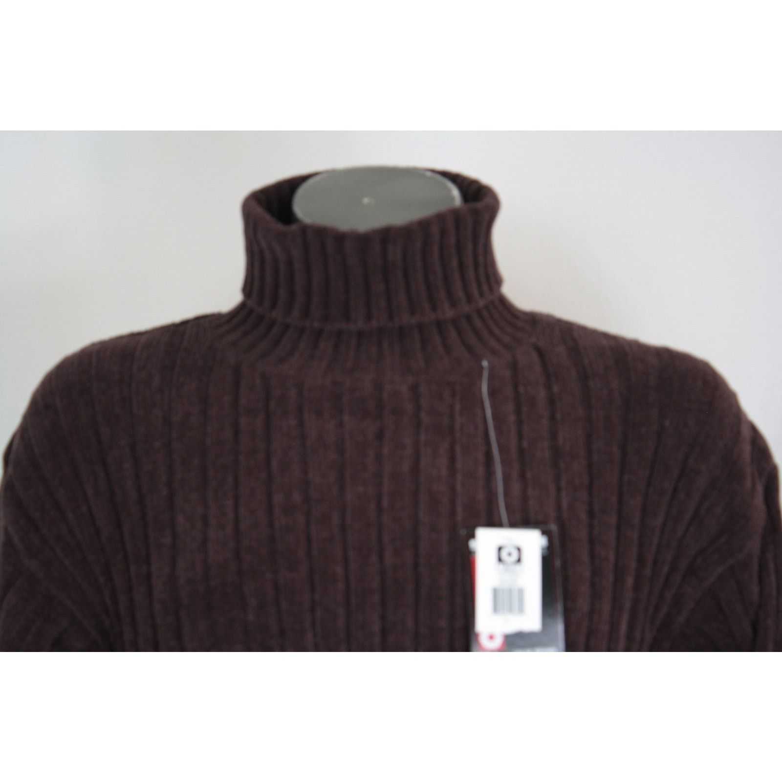 Southpole × Vintage NWT Vintage Southpole Brown Ribbed Turtleneck Knit Sweater Size US L / EU 52-54 / 3 - 2 Thumbnail