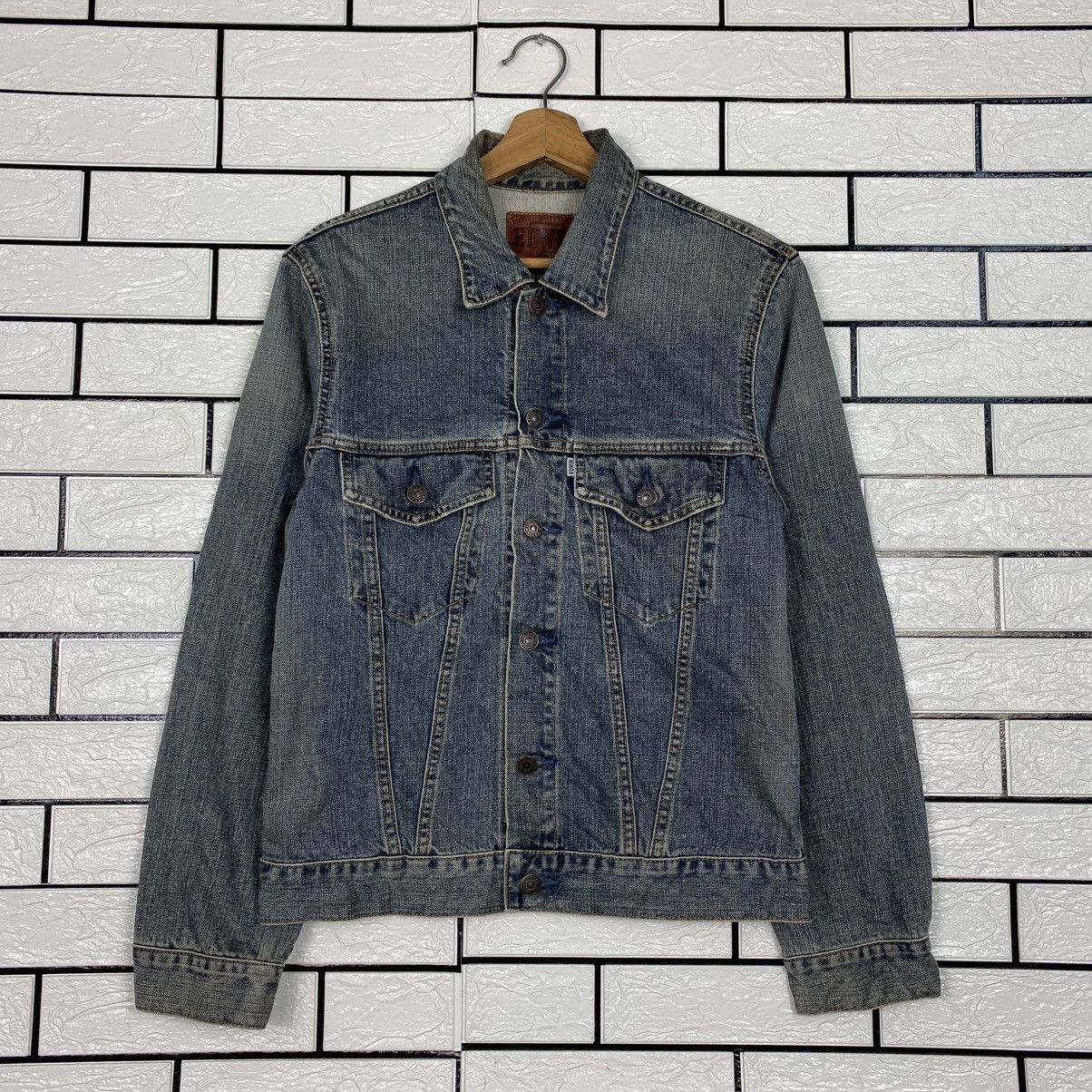Edwin 📌Vintage Trucker Denim Jacket Edwin Cafe Racer Style Size US M / EU 48-50 / 2 - 2 Thumbnail