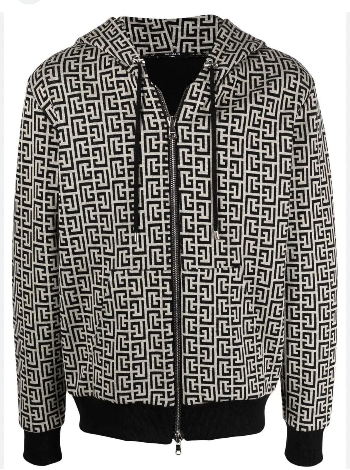 Balmain BALMAIN hoodie STUDY measurements in photos BY TAPE MEASURE Size US S / EU 44-46 / 1 - 1 Thumbnail