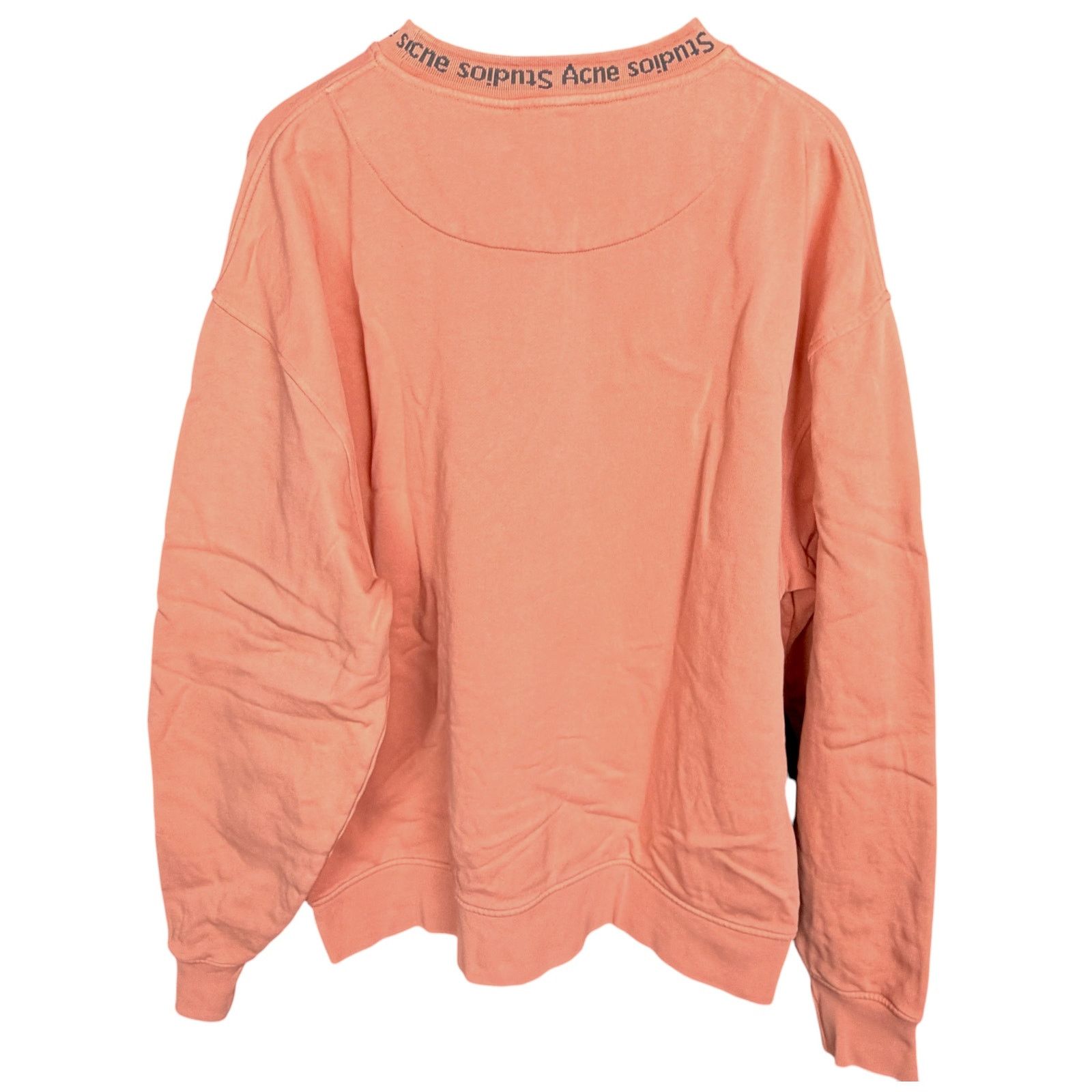 Acne Studios Acne Studios Yana AS Mens XS Ribbed Salmon Cotton Sweatshirt Size US XS / EU 42 / 0 - 10 Thumbnail