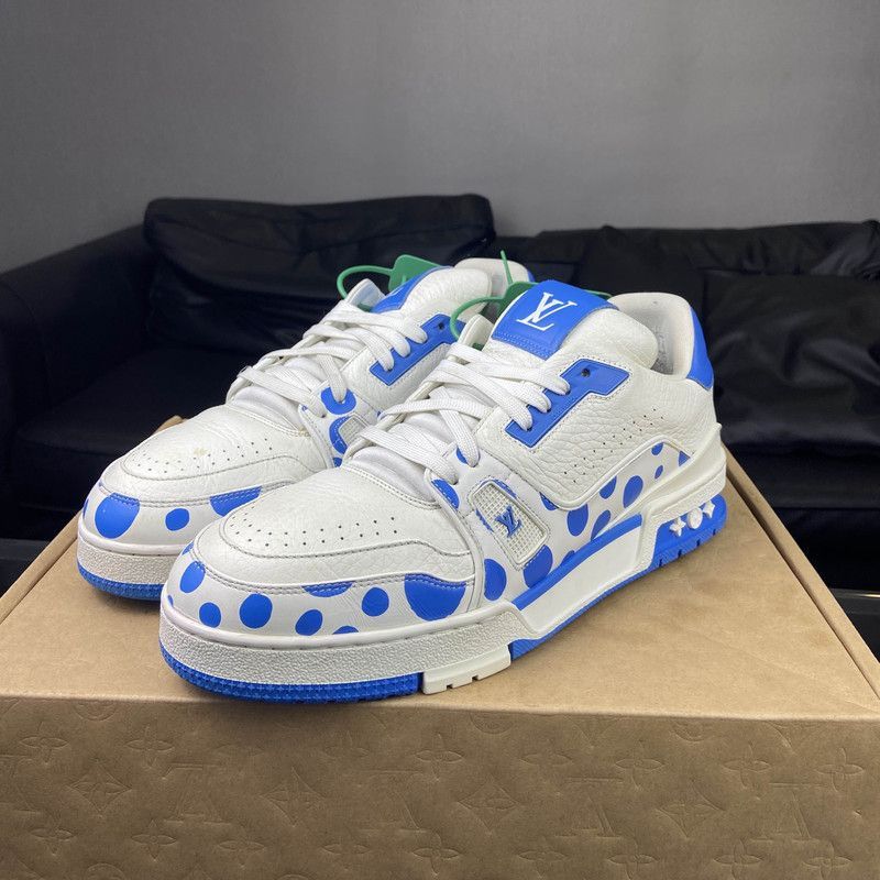 Louis Vuitton Yayoi Kusama x Louis Vuitton Polka Dot Trainers -2508 Size US 8.5 / EU 41-42 - 1 Thumbnail