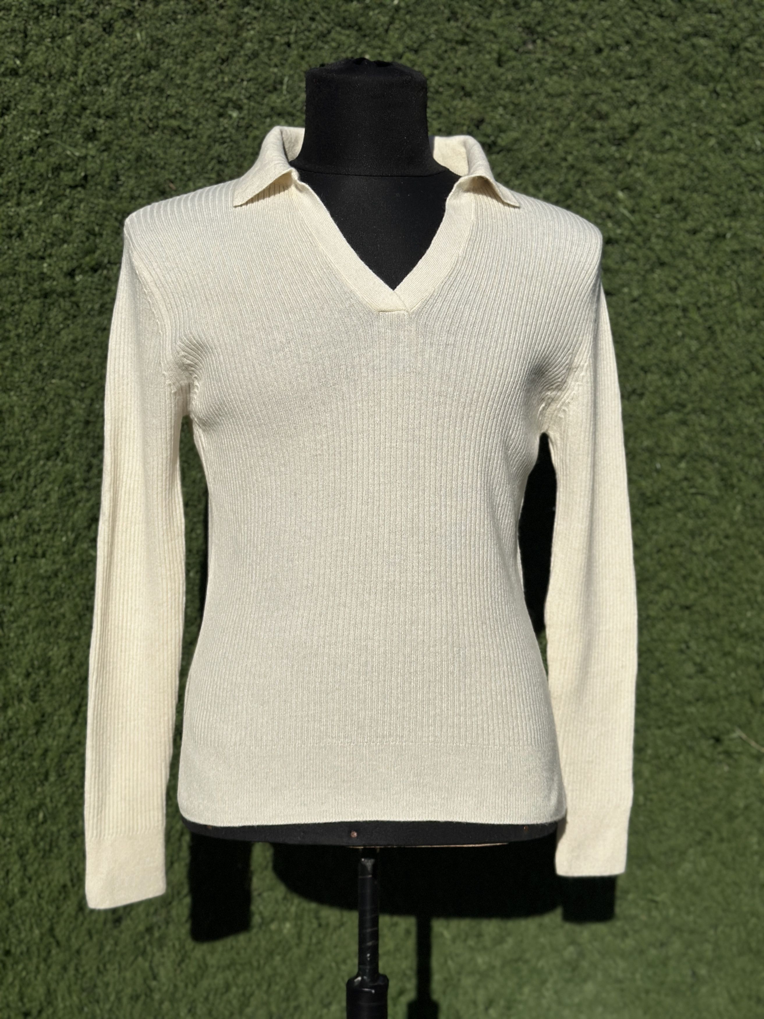 Brunello Cucinelli Brunello Cucinelli Knit Polo Collar Slim Cashmere Size 50 Size M / US 6-8 / IT 42-44 - 1 Thumbnail