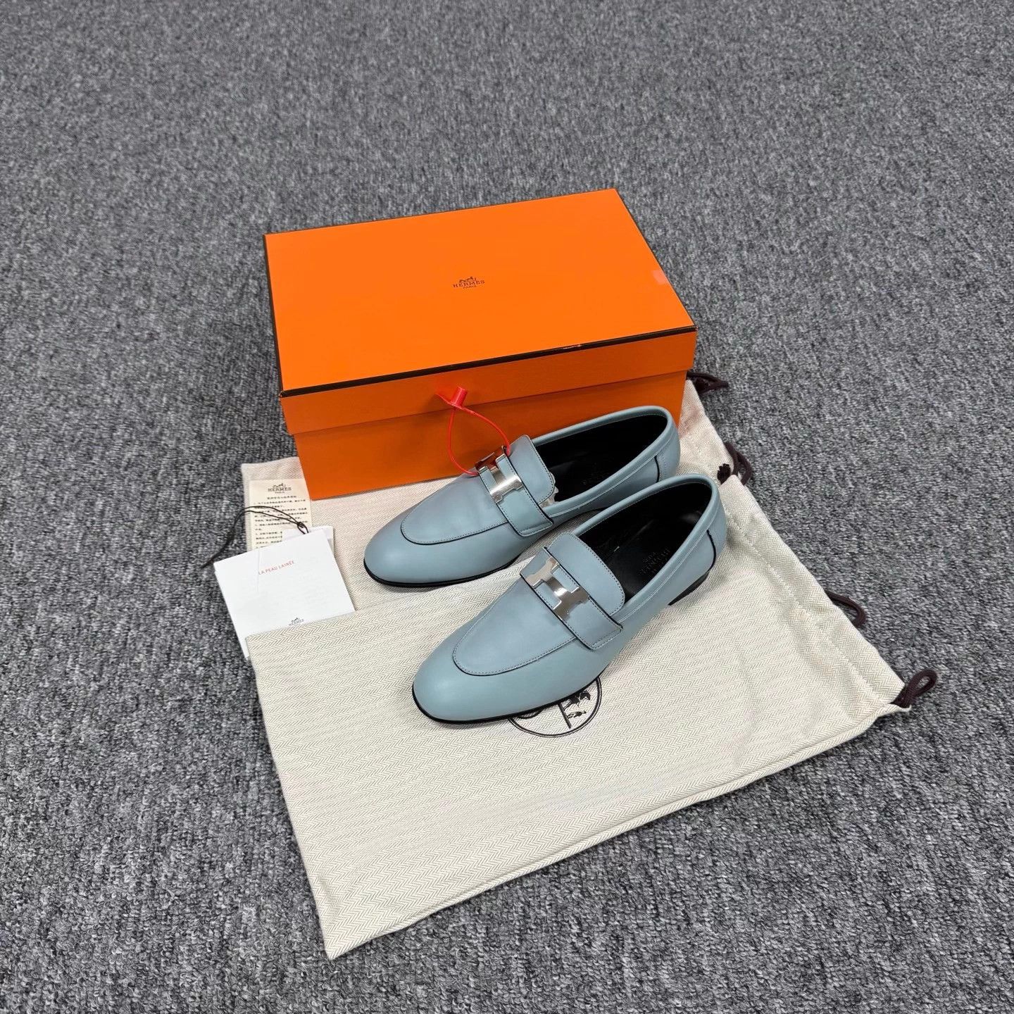 Hermes Hermes Women's Paris Silver H Constance Loafer Size US 6.5 / IT 36.5 - 1 Thumbnail