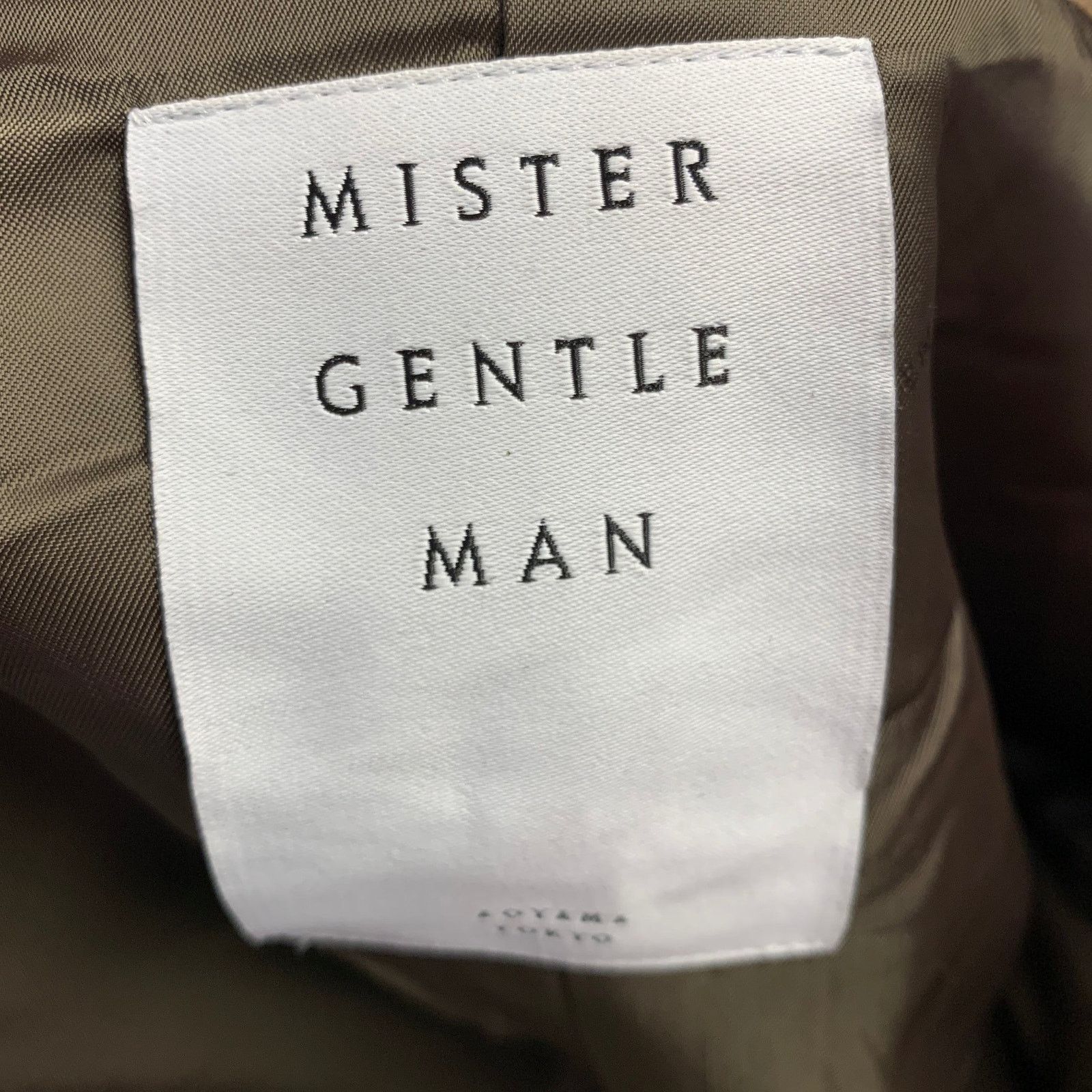Mr. Gentleman MR. GENTLEMAN 42 Khaki Solid Wool Blend Notch Lapel Coat Size US L / EU 52-54 / 3 - 4 Thumbnail