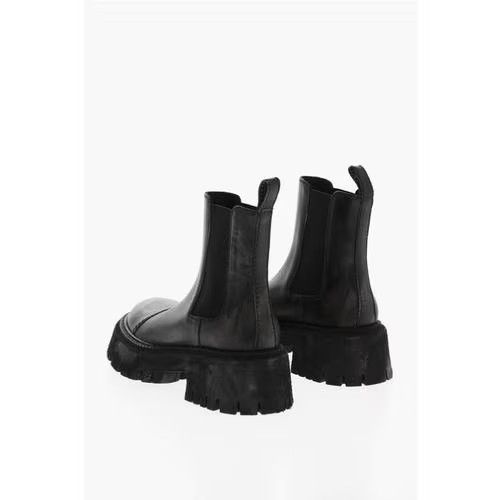 Balenciaga o1mt1gz0924 Tractor 20mm Boot in Black Size US 6 / IT 36 - 6 Thumbnail