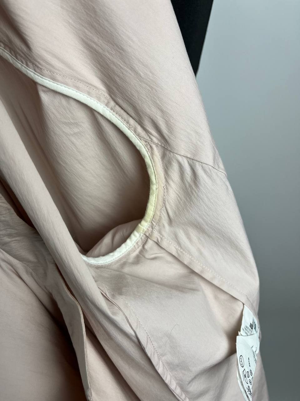 Jil Sander JIL SANDER Beige-Pink Cotton Minimalist Blazer Jacket Size XS / US 0-2 / IT 36-38 - 9 Thumbnail
