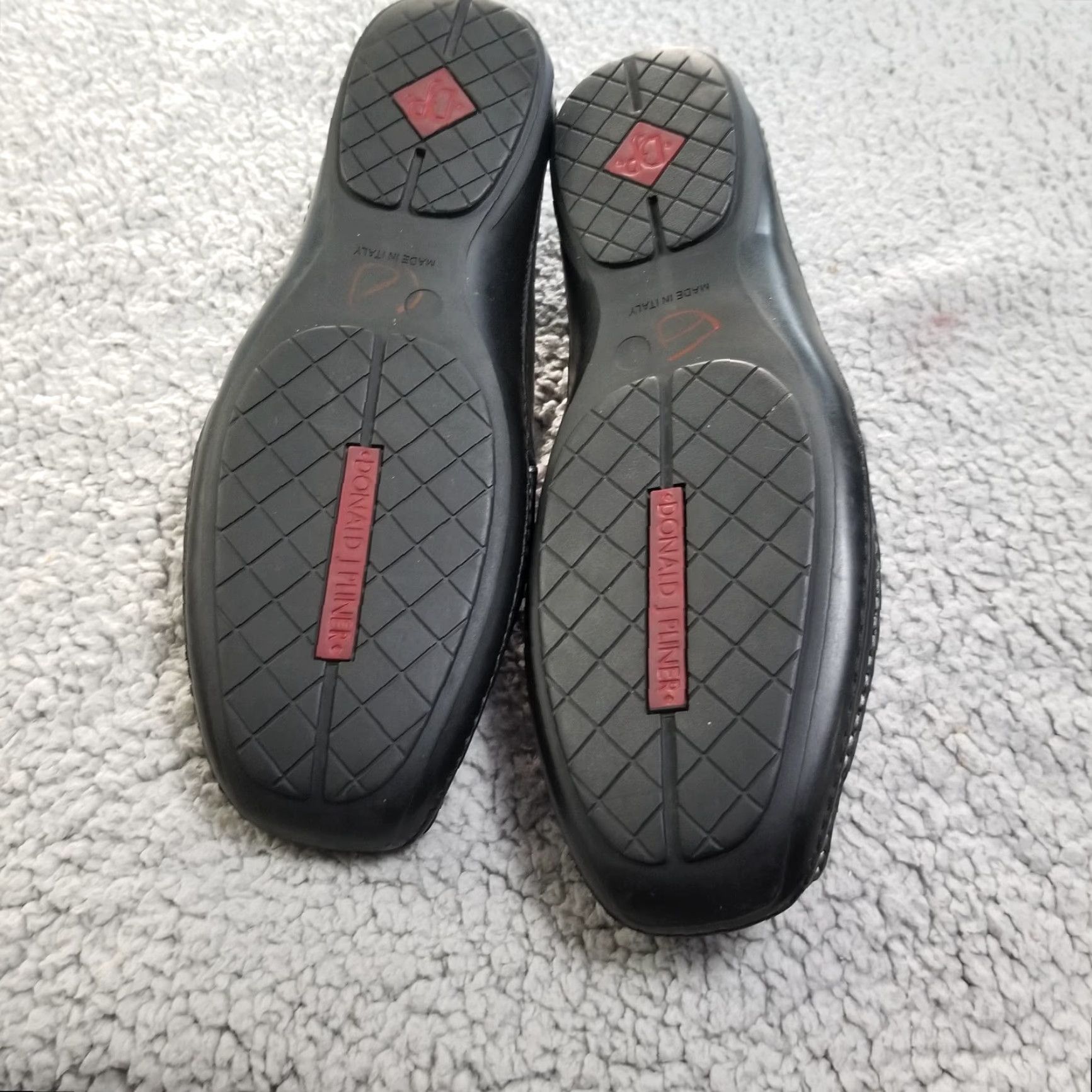 Donald Pliner DONALD J PLINER Leather Loafers Size 9.5 Black Italy Mens Size US 9.5 / EU 42-43 - 5 Thumbnail