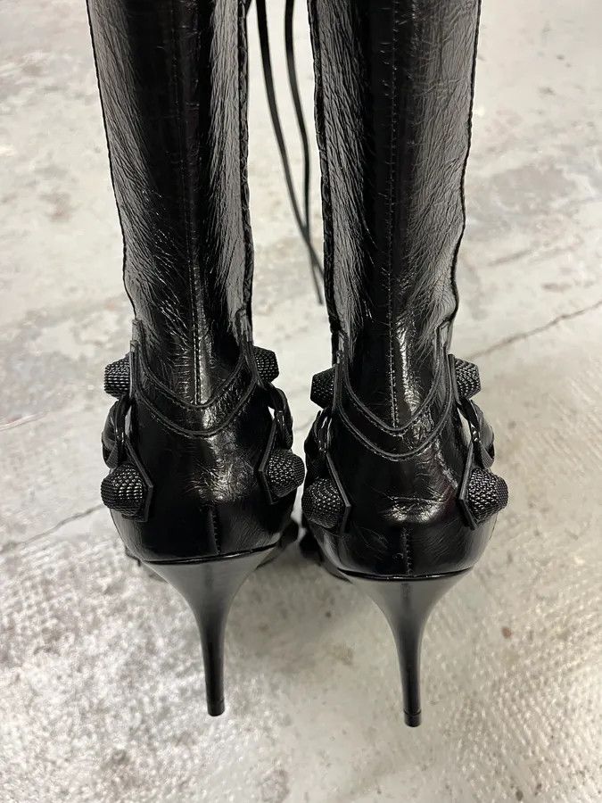 Balenciaga Balenciaga City Cagole 90 Black Heels Boots Size US 7 / IT 37 - 7 Thumbnail