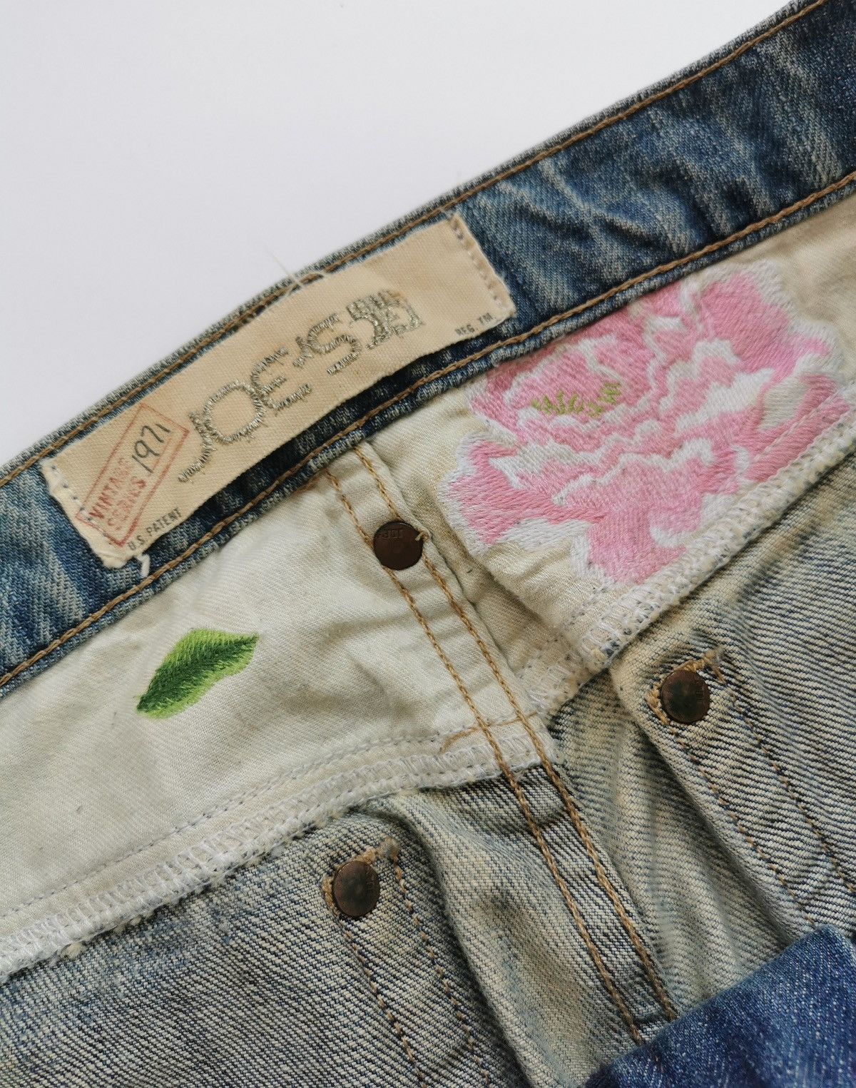 Joe's Cobain Grunge Y2K Joe’s Jeans Mud Wash Distressed Jeans Size 32" / US 10 / IT 46 - 6 Thumbnail