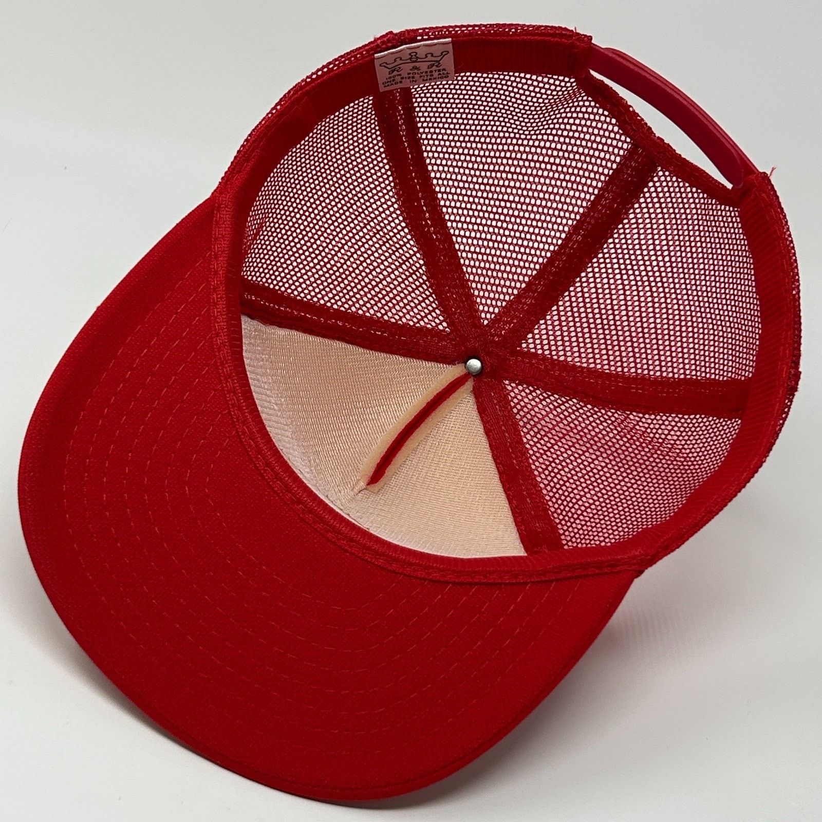 Vintage Vintage Olssons Motel Trucker Hat Cap Red 80s Mobile Alabama Size ONE SIZE - 4 Thumbnail