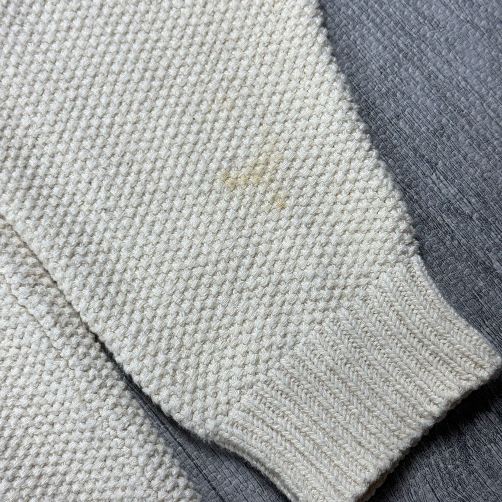 Eddie Bauer VINTAGE Eddie Bauer Waffle Knit Henley Sweater XL Ivory Men All Seasons Classic Pullover Size US XL / EU 56 / 4 - 4 Thumbnail