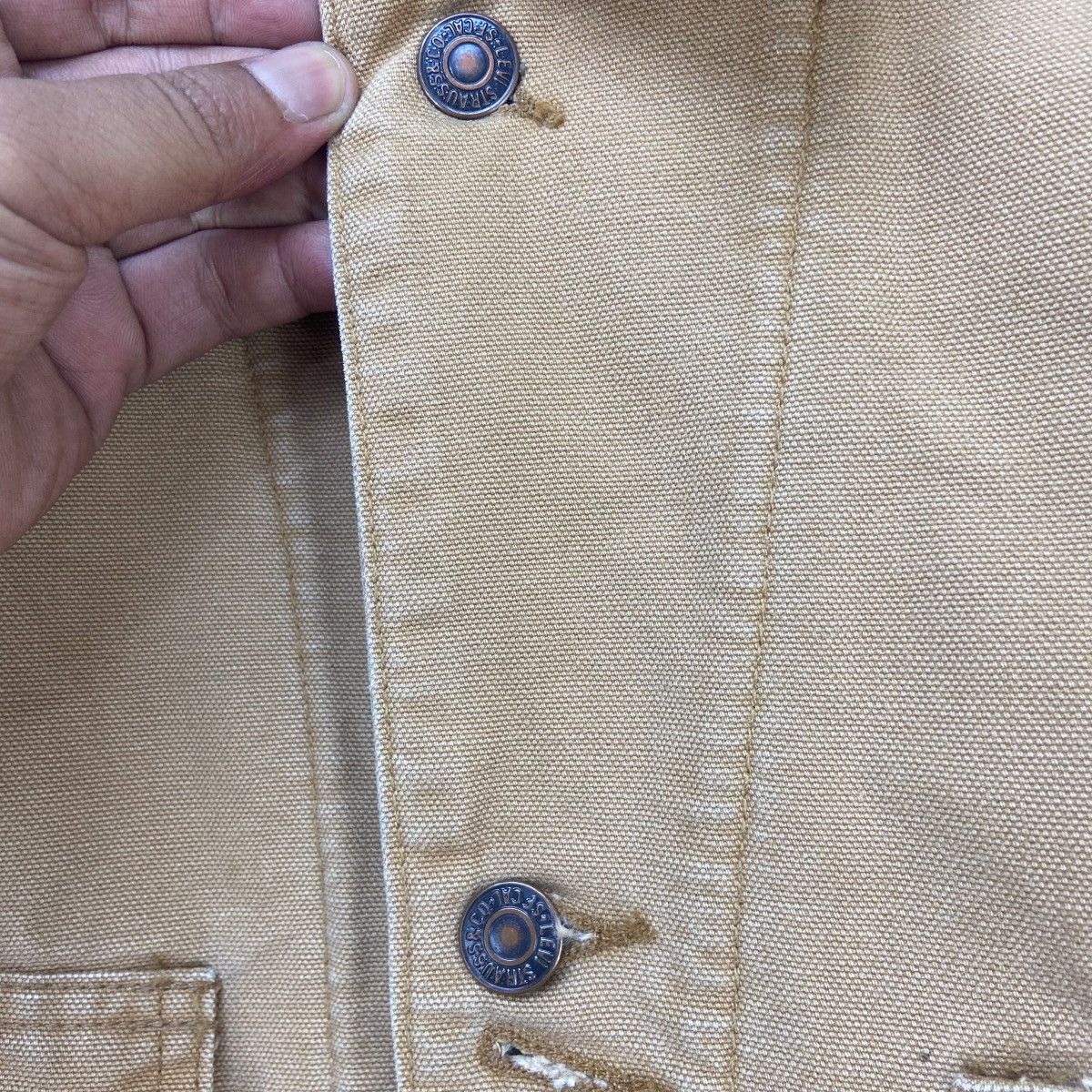 Levi's Vintage Clothing Vtg Levi’s Workers Blanket Duck Canvas Michigan Chore Jacket Size US M / EU 48-50 / 2 - 12 Thumbnail