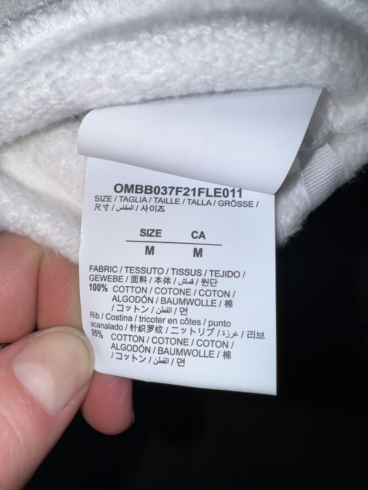 Off-White Off-white Caravaggio painting Hoodie Size US M / EU 48-50 / 2 - 5 Thumbnail
