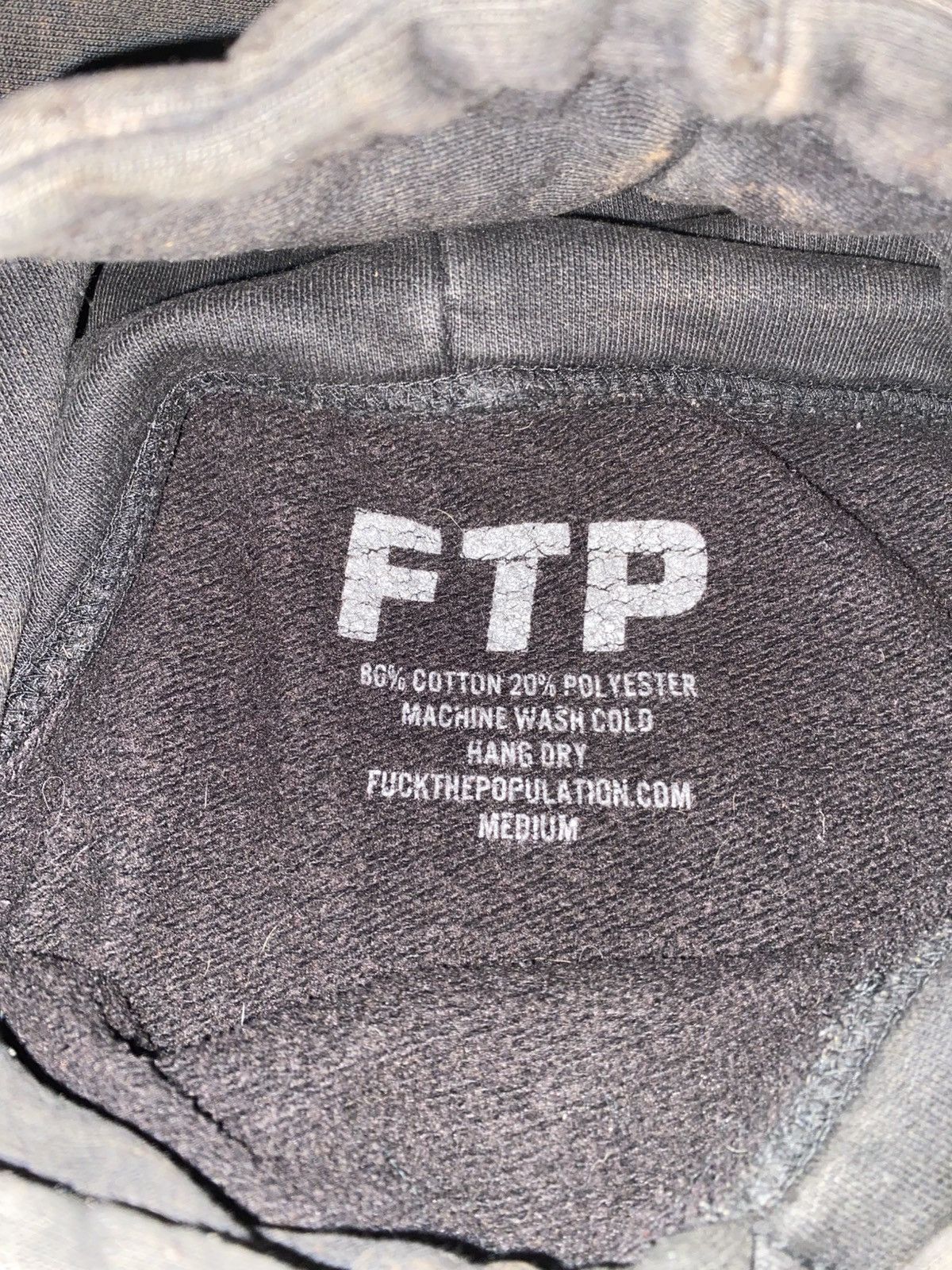 Fuck The Population FTP Overdyed Arch Hoodie Size US M / EU 48-50 / 2 - 9 Thumbnail