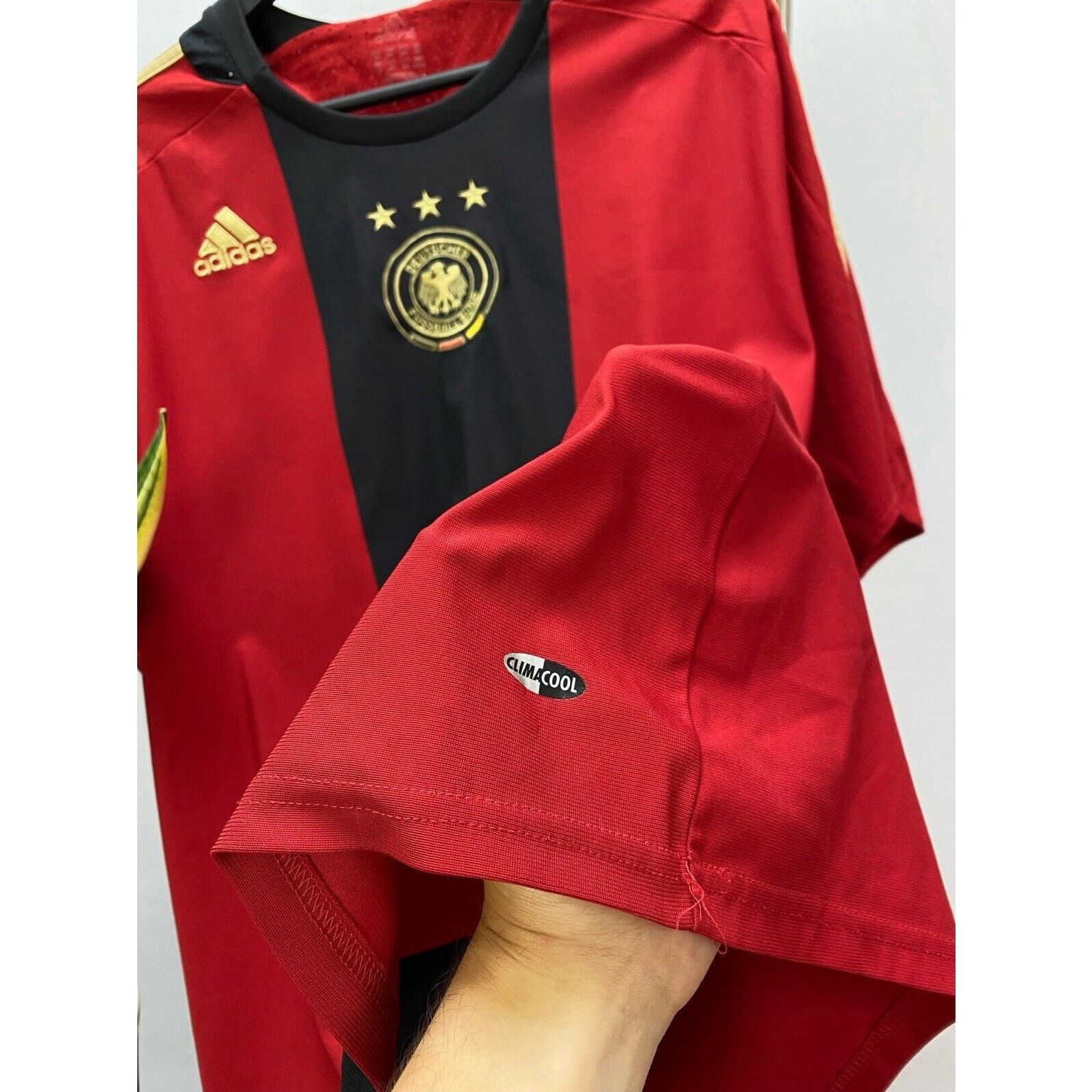 Adidas × Vintage Vintage Germany National 2008 Y2k Blokecore Football Shirt Size US XL / EU 56 / 4 - 6 Thumbnail