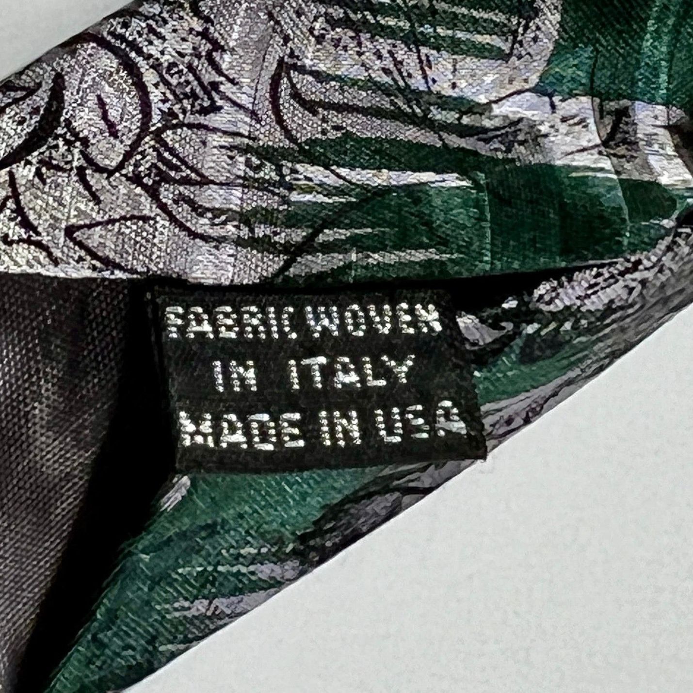 Christian Dior Monsieur Christian Dior Monsieur Tie Green Purple 100% Silk Necktie Size ONE SIZE - 7 Thumbnail