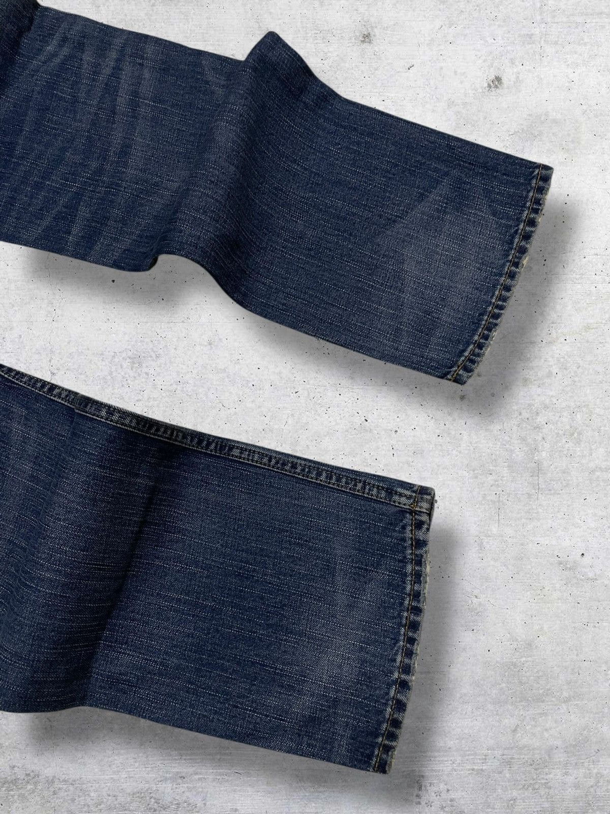 Japanese Brand VINTAGE AMERICAN EAGLE RARE DESIGN PATCHWORK RIPPED DENIM Size US 31 - 12 Thumbnail