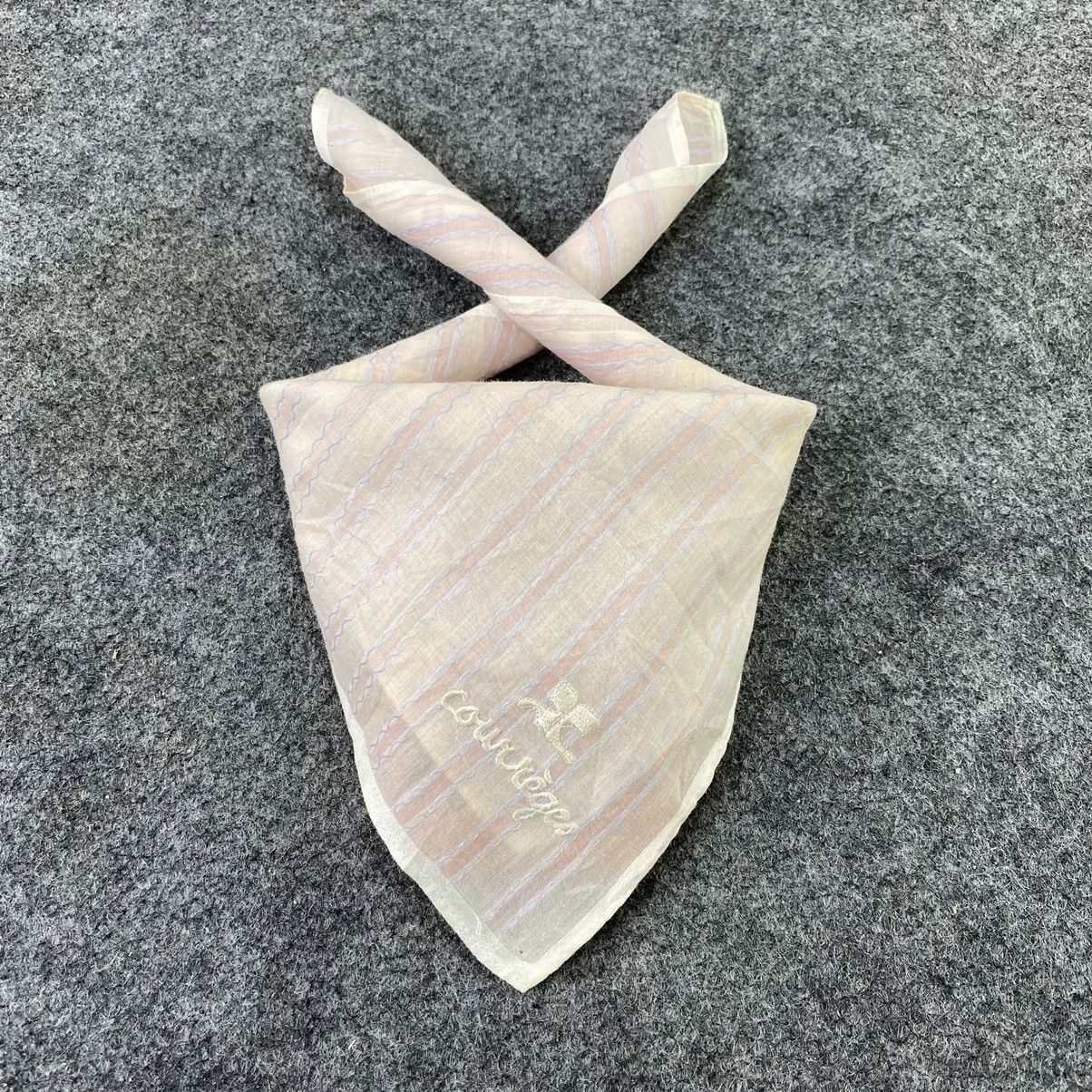 Courreges × Vintage Courreges Handkerchief / Neckerchief / Bandana-B593 Size ONE SIZE - 2 Thumbnail