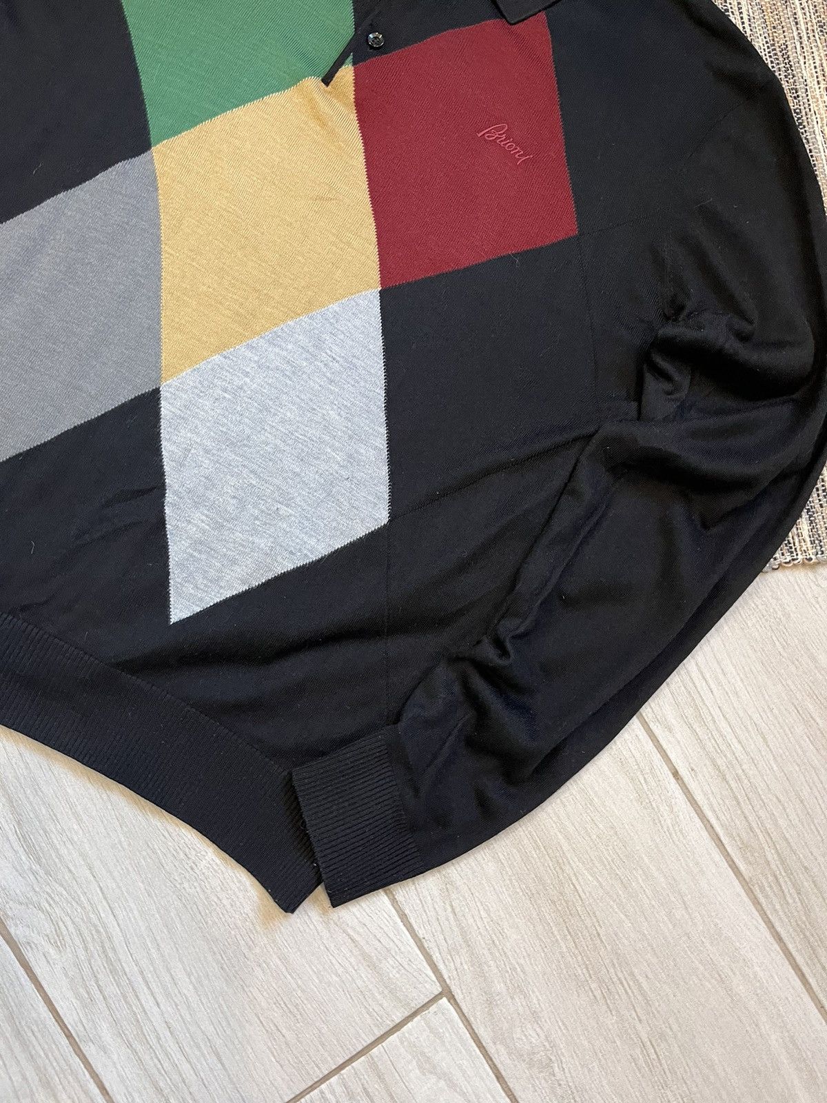 Brioni × Vintage Vintage Brioni polo longsleeve luxury minimalistic Size US XL / EU 56 / 4 - 6 Thumbnail