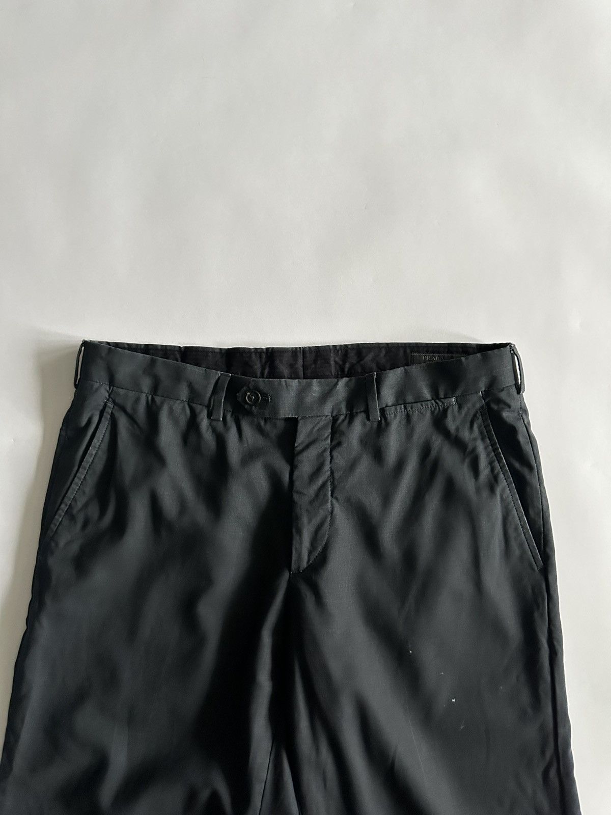 Prada Prada SS10 Coated Wool Pants Size US 32 / EU 48 - 6 Thumbnail