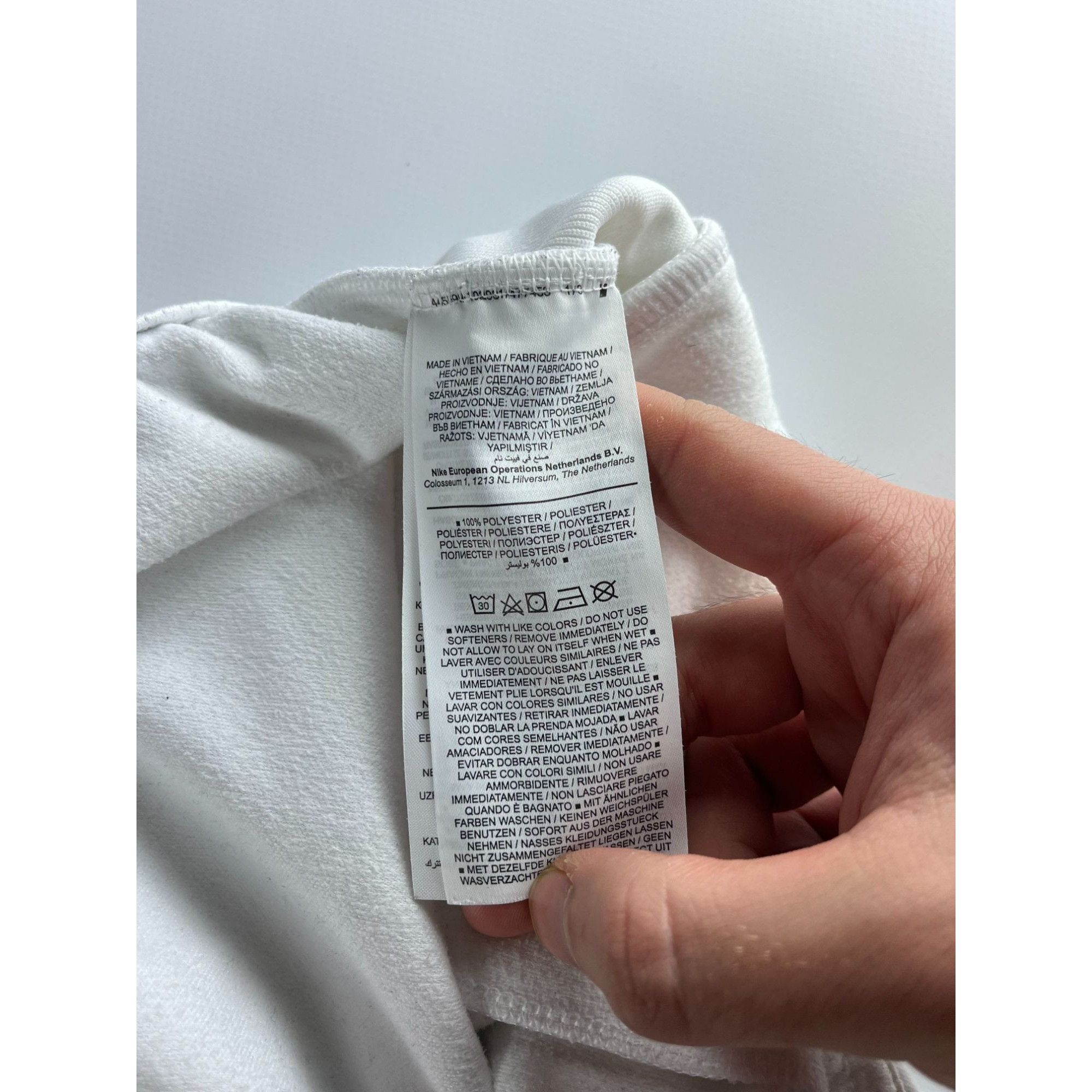 Nike × Vintage Nike Court White Track Pants Size US 33 - 4 Thumbnail