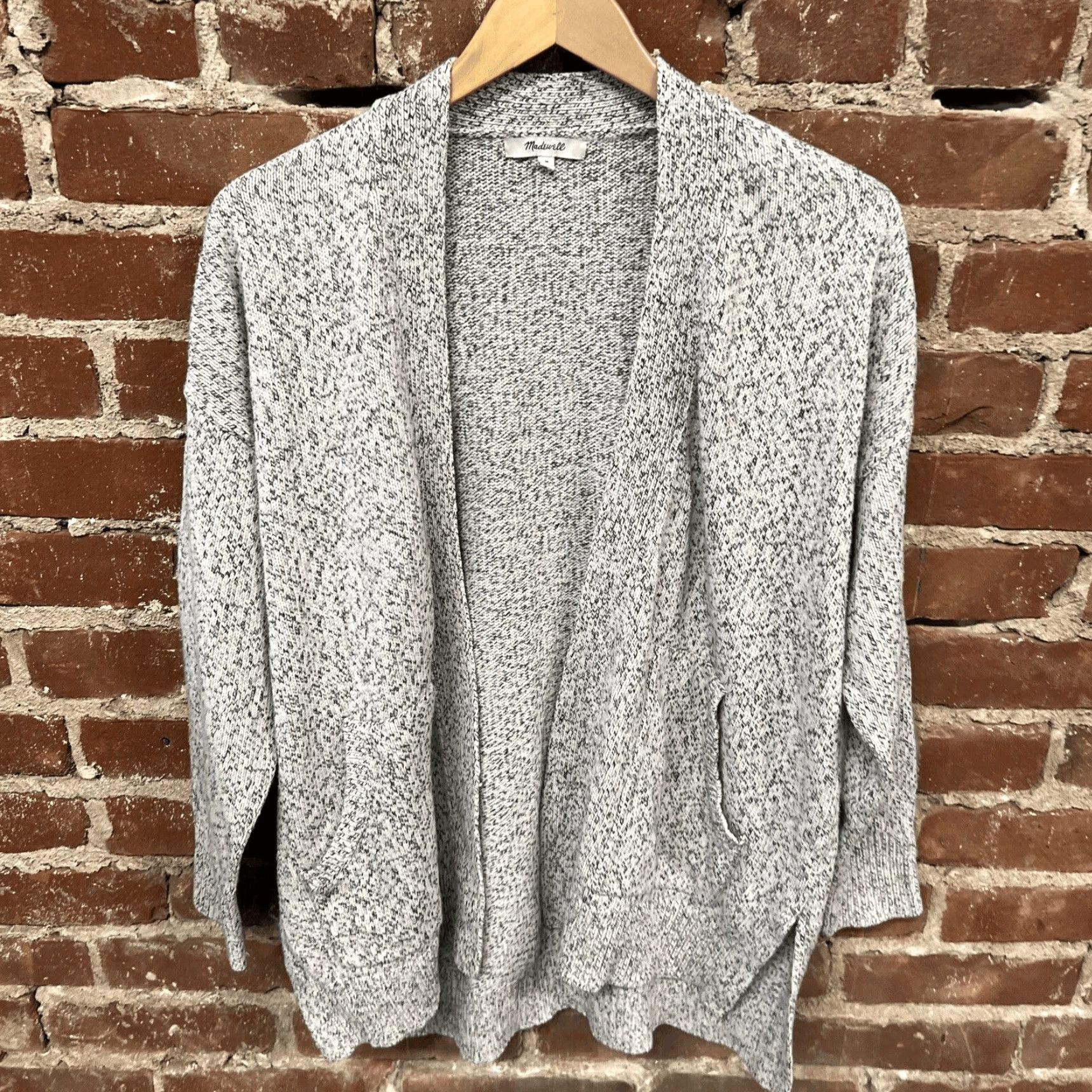 Madewell Madewell Cardigan Sweater Open Midwest Midland Tunic Duster US Size Medium Gray Womens M Size M / US 6-8 / IT 42-44 - 2 Thumbnail