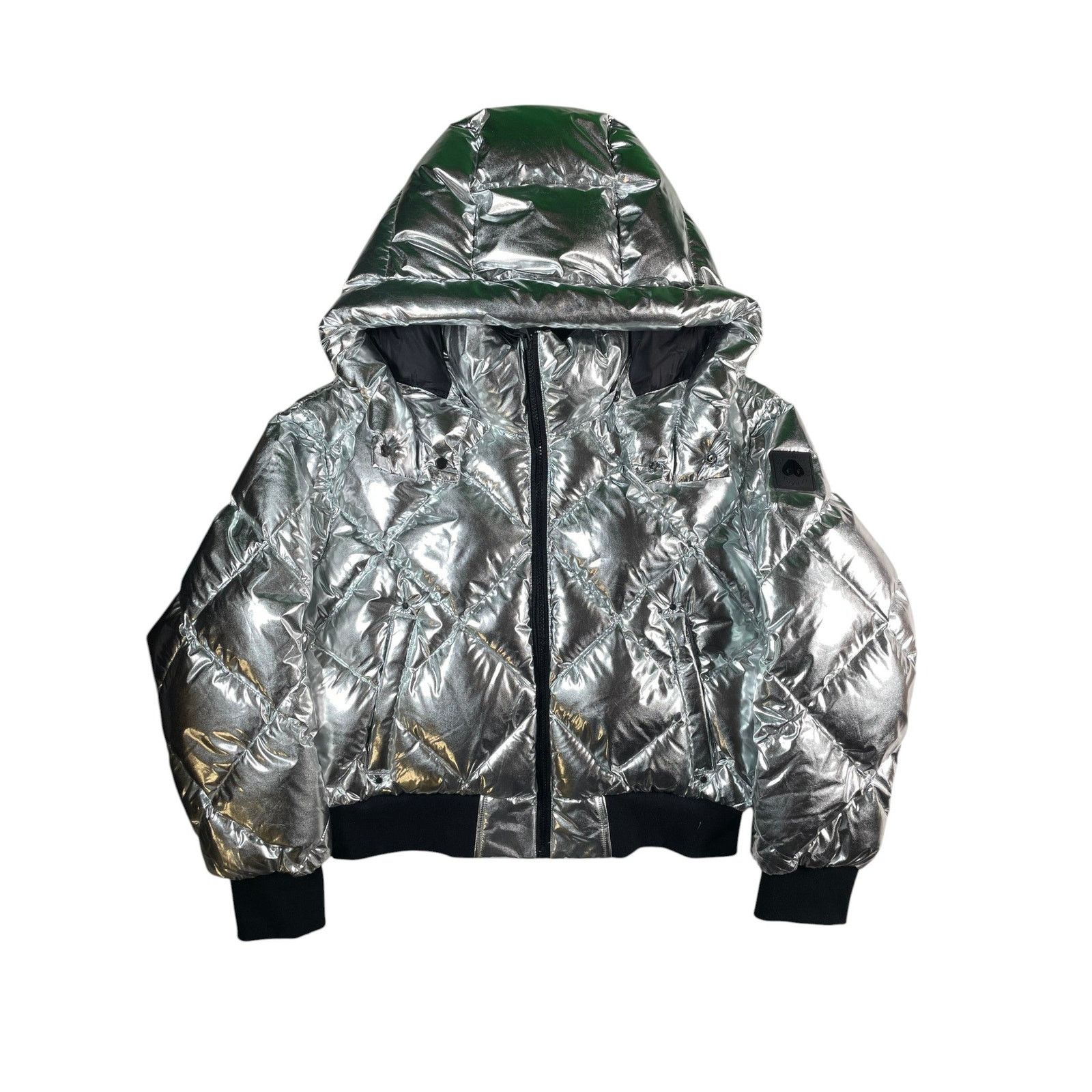 Moose Knuckles Moose Knuckles Women’s Silver Puffer Jacket Size US S / EU 44-46 / 1 - 1 Thumbnail