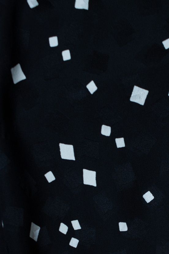 Saint Laurent Paris Saint Laurent, Square printed black and white shirt Size US S / EU 44-46 / 1 - 5 Thumbnail