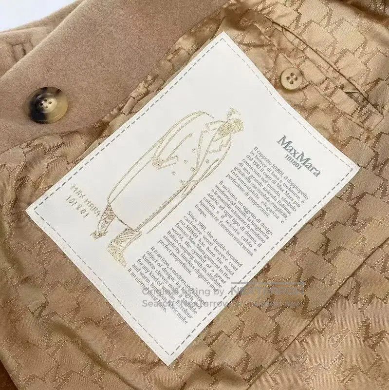 Max Mara MaxMara Beige Wool Women's Coat . Size XXS / US 00 / IT 34 - 6 Thumbnail