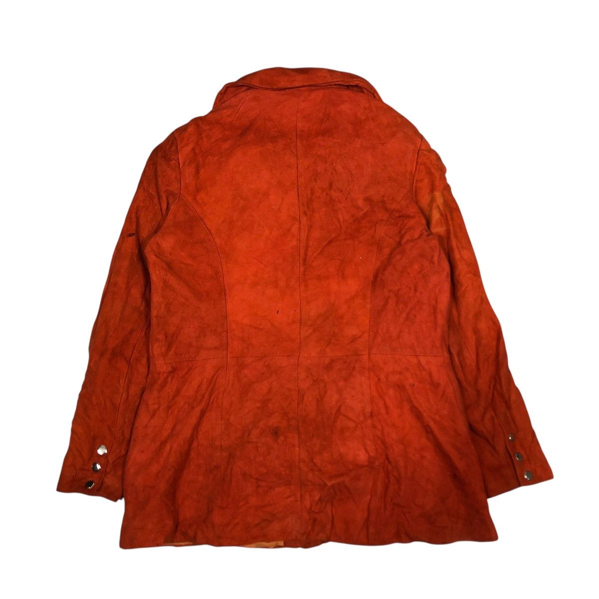 Vintage 🔥VINTAGE CHORE WORK LEATHER JACKET GINATERESA ISSEY MIYAKE Size US M / EU 48-50 / 2 - 2 Thumbnail